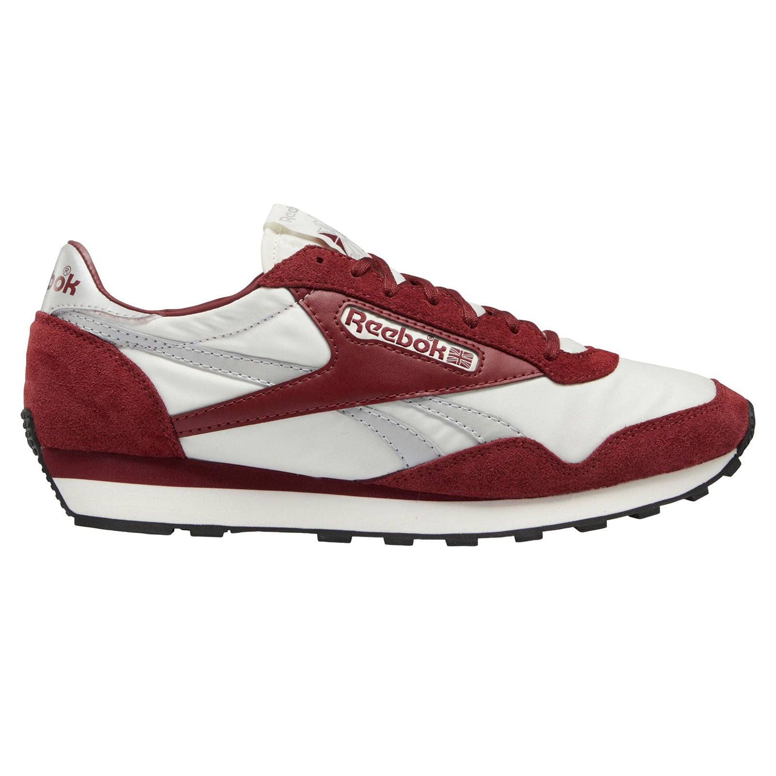 Reebok Classics Unisex Aztec II Shoes - Burgundy / Chalk - ViaductClothing - -