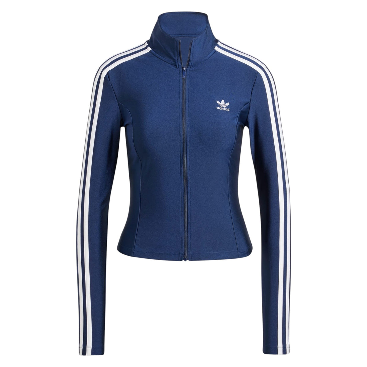 adidas Originals Women's Adicolor 3-Stripes Slim Track Top - Navy