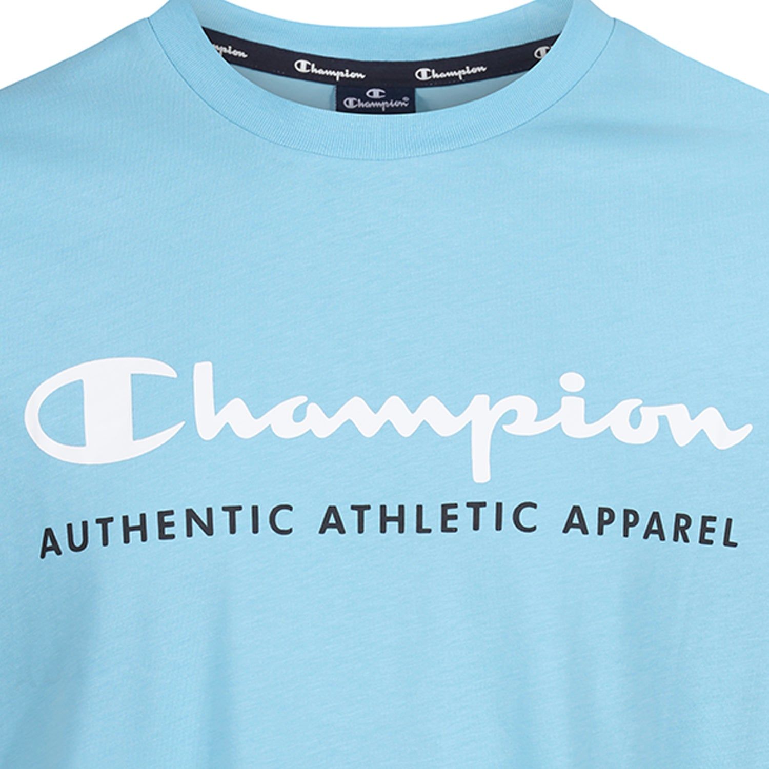 Champion Authentic Slogan Spellout T Shirt - Blue - ViaductClothing -  -