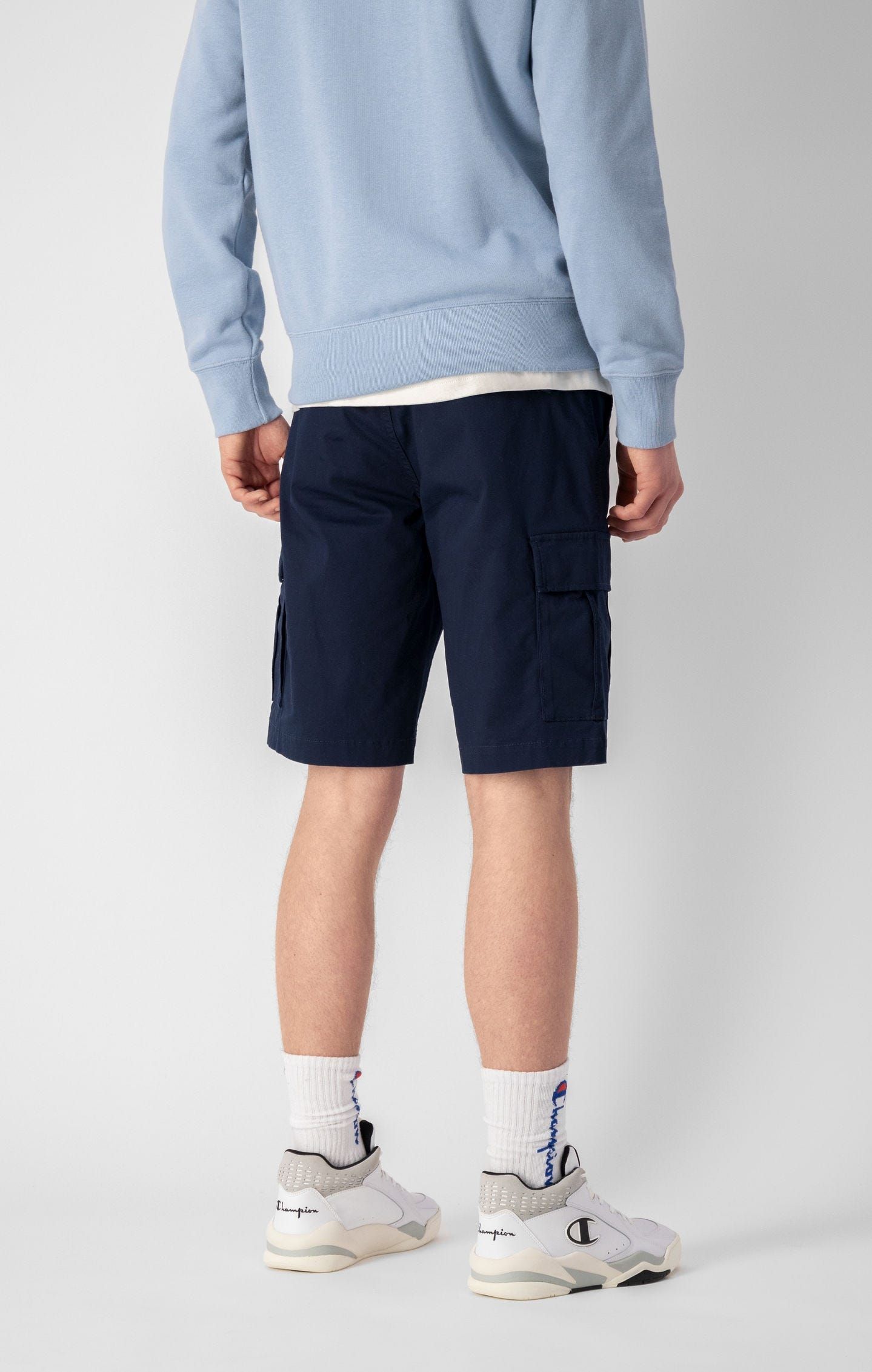 Champion Bermuda Cargo Shorts - Navy - ViaductClothing -  -