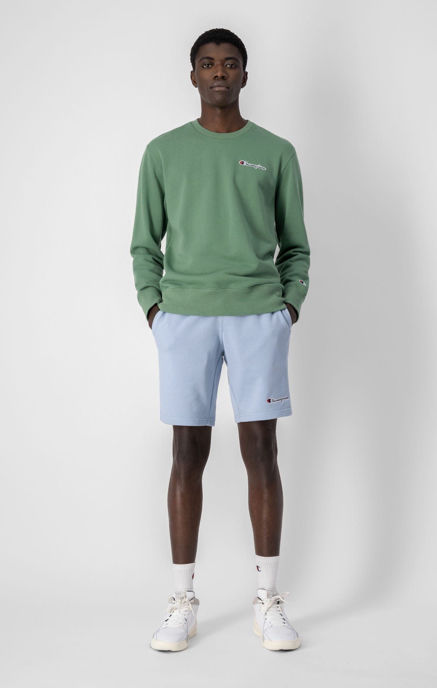 Champion Bermuda Sweat Shorts - Blue - ViaductClothing -  -