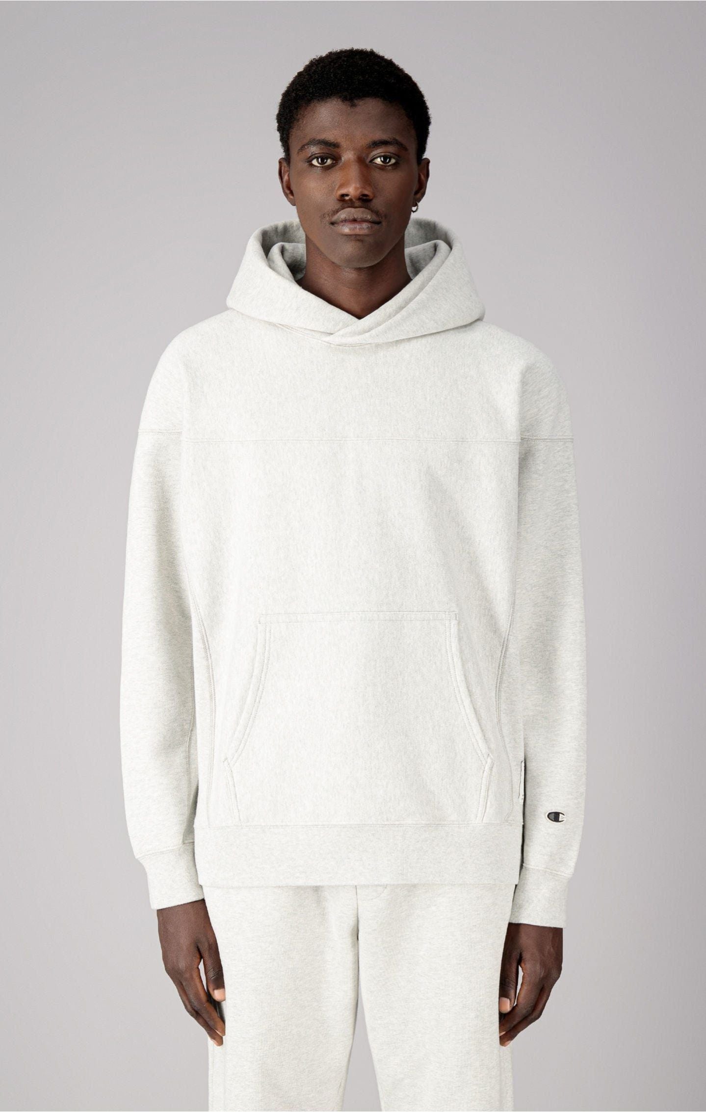 Champion Contemporary Garment Dyed Hoodie - Grey - ViaductClothing - -