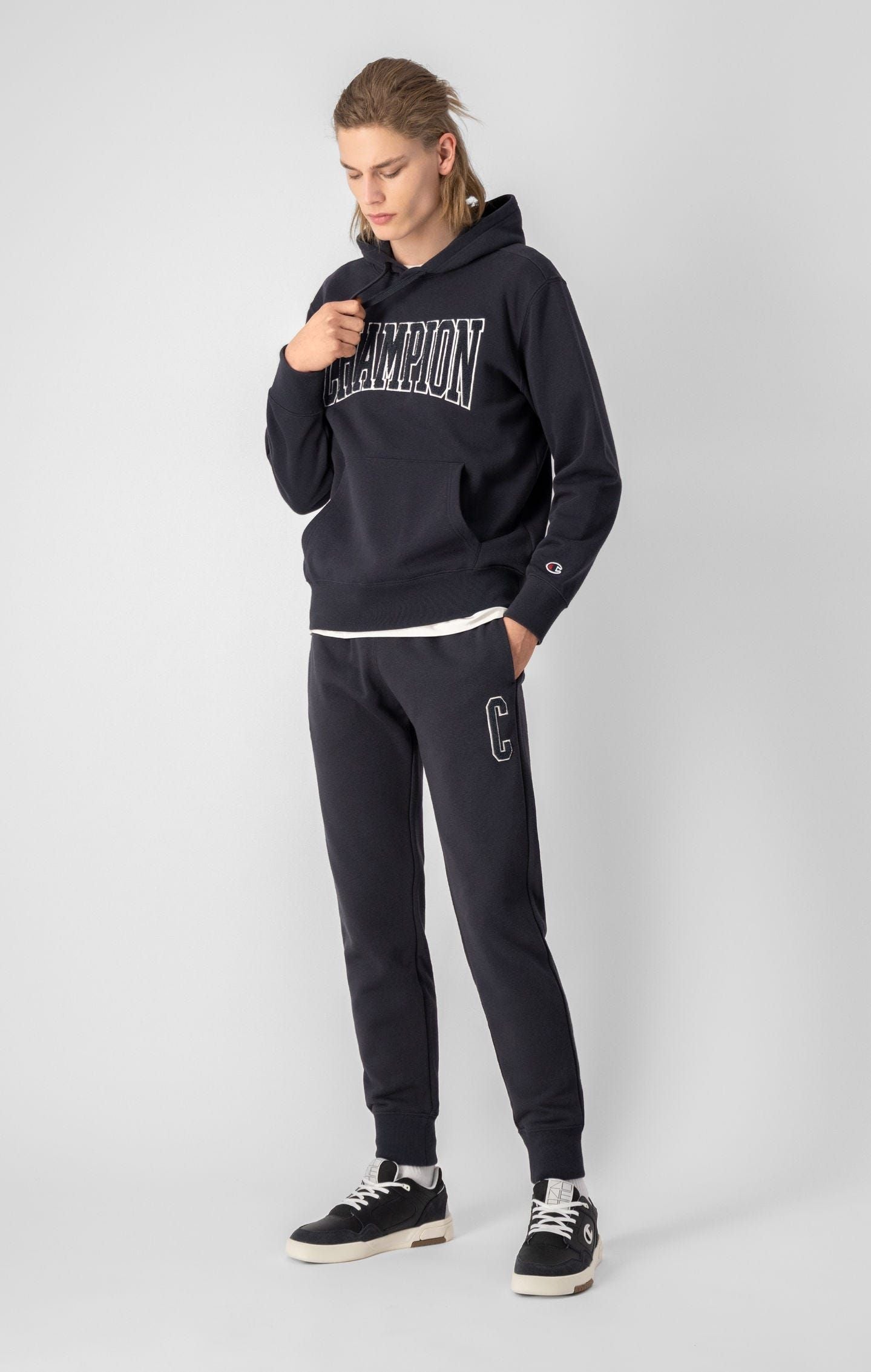 Champion Embroidered Bookstore Hoodie - Black - ViaductClothing -  -