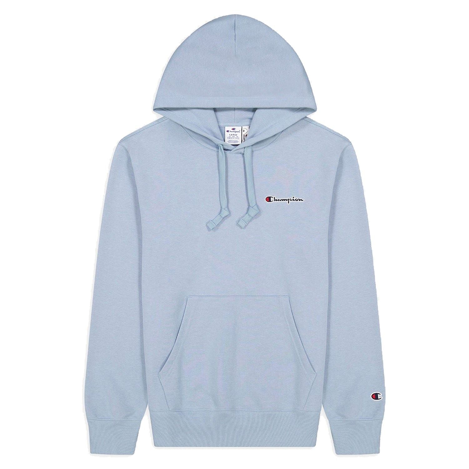 Champion Heavy Cotton Poly Terry Hoodie - Blue - ViaductClothing -  -