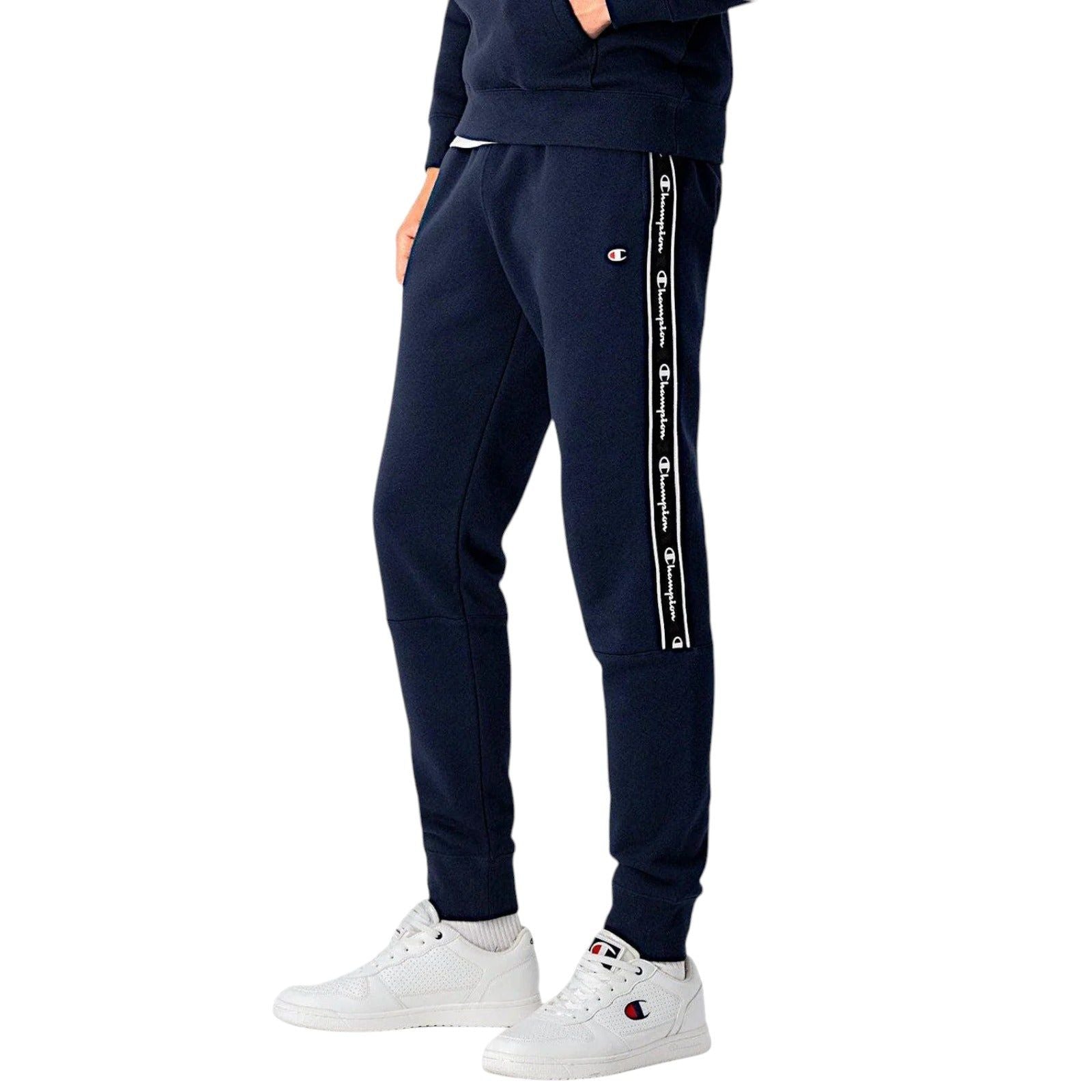 Champion Legacy American Jogger Sweatpants Trousers - Navy - ViaductClothing -  -