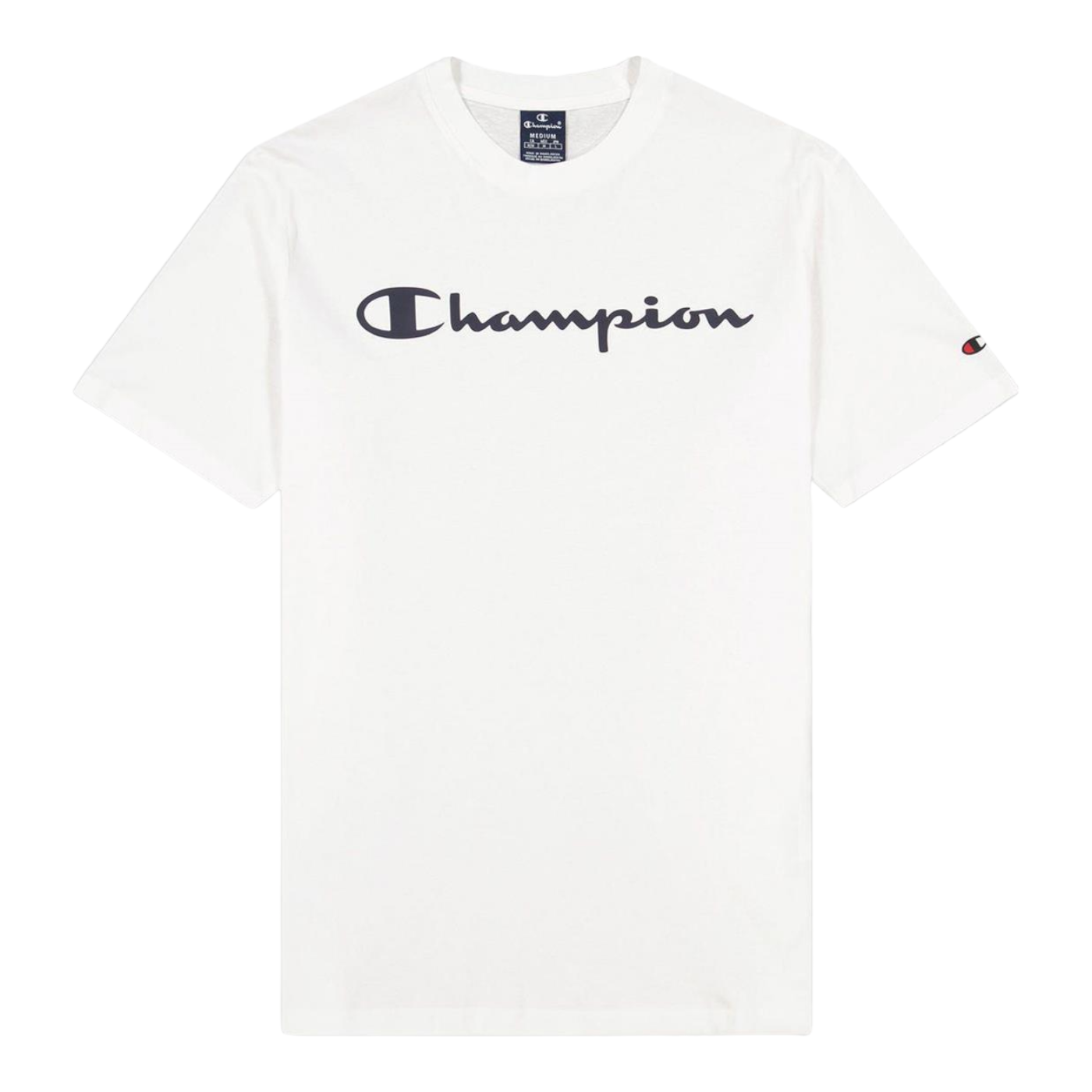 Champion Legacy Big Logo T Shirt - White - ViaductClothing - -
