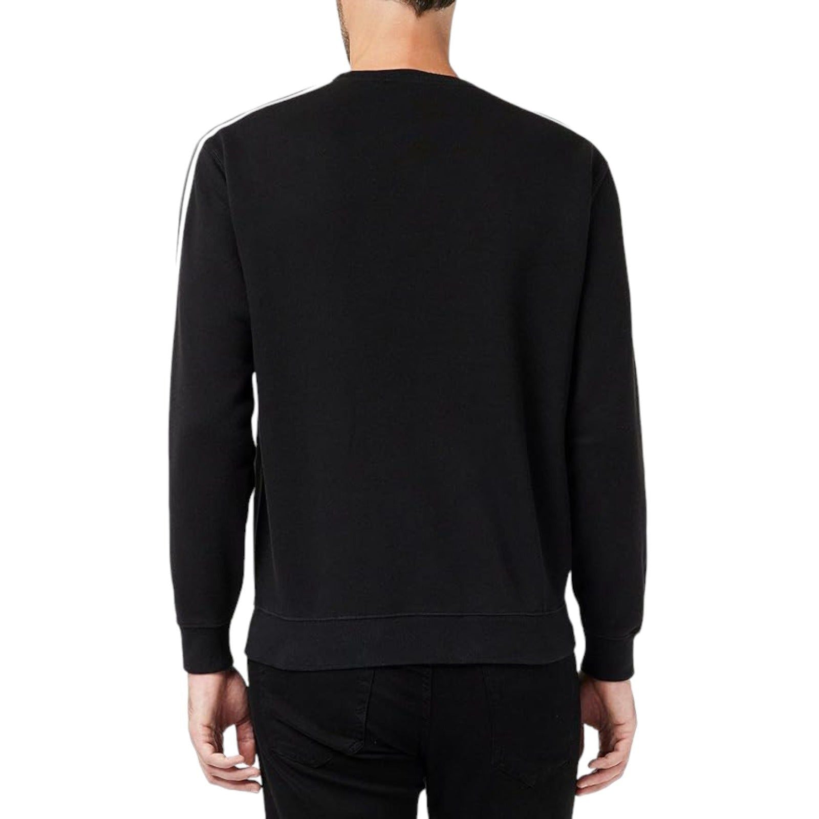 Champion Legacy Contrast Details Fleece Sweatshirt - Black - ViaductClothing -  -