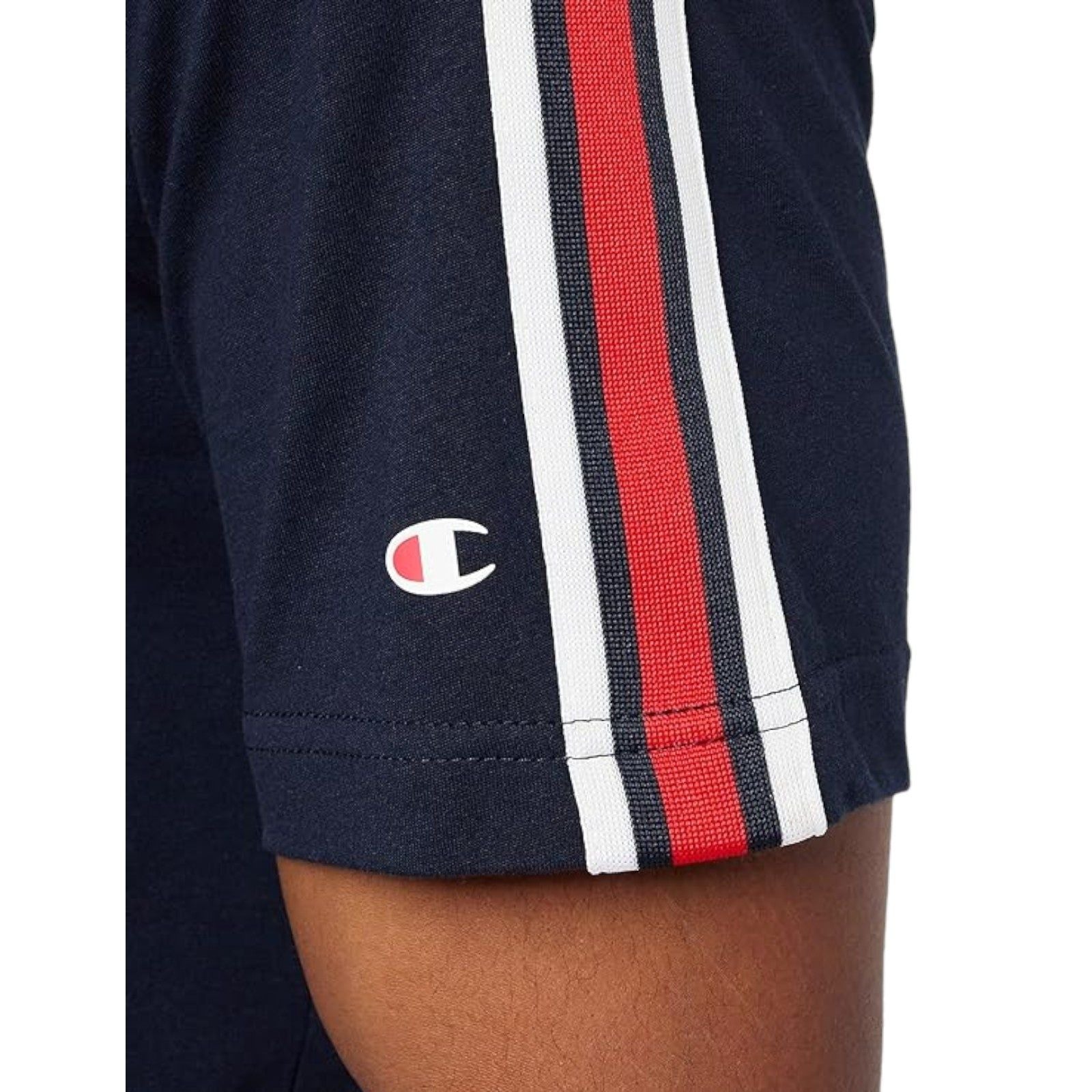 Champion Legacy Contrast Details T-shirt - Navy - ViaductClothing -  -