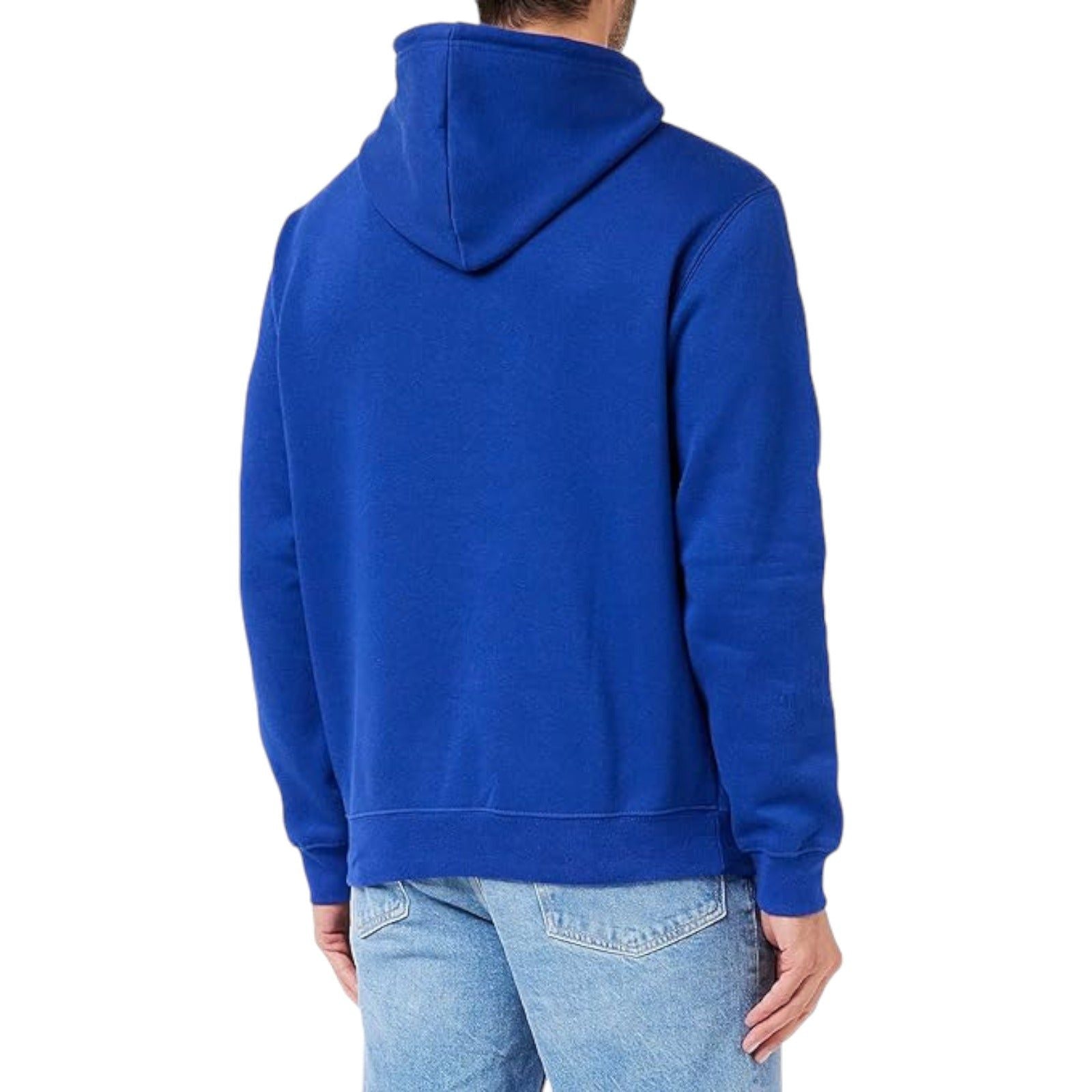 Champion Legacy Script Logo Fleece Hoodie - Blue - ViaductClothing -  -