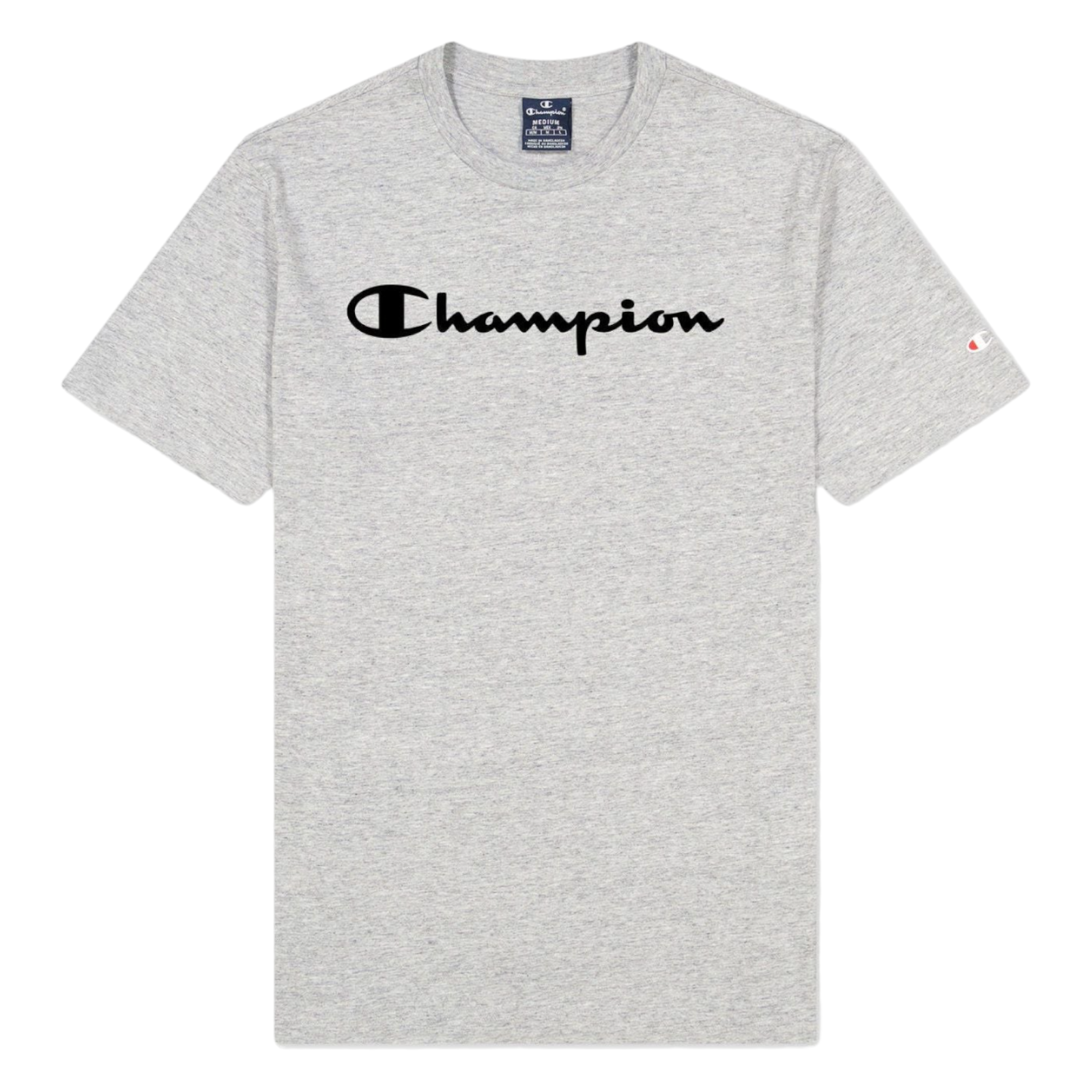Champion Legacy Spellout Big Logo Tee - Grey - ViaductClothing -  -