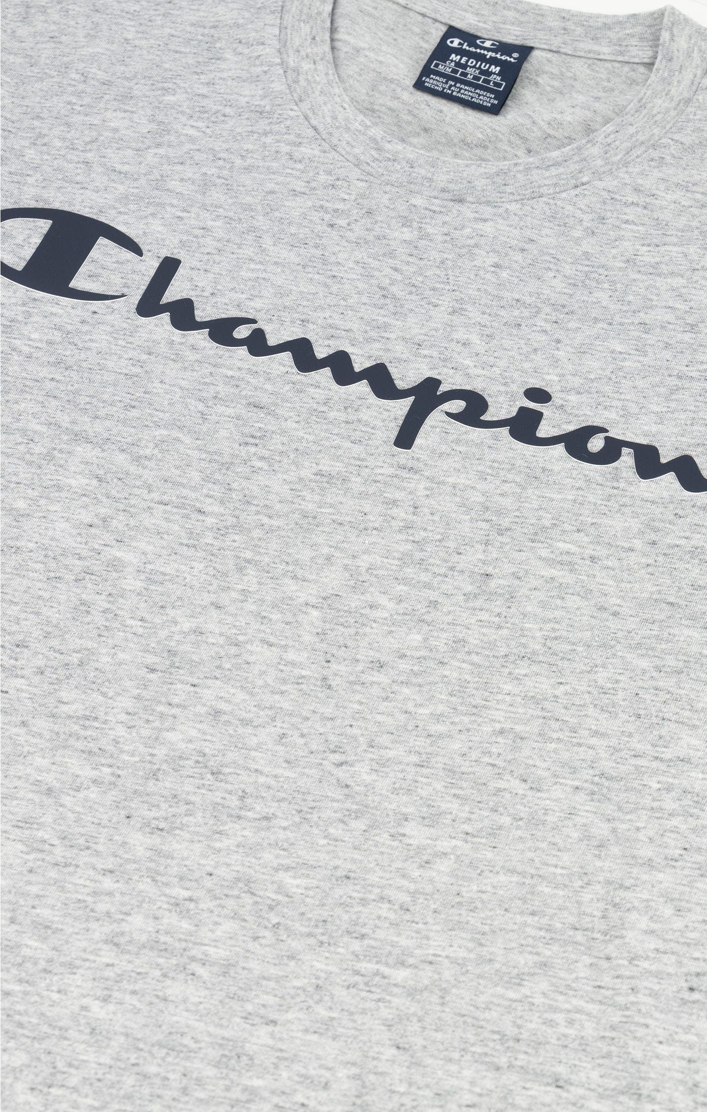 Champion Legacy Spellout Big Logo Tee - Grey - ViaductClothing -  -