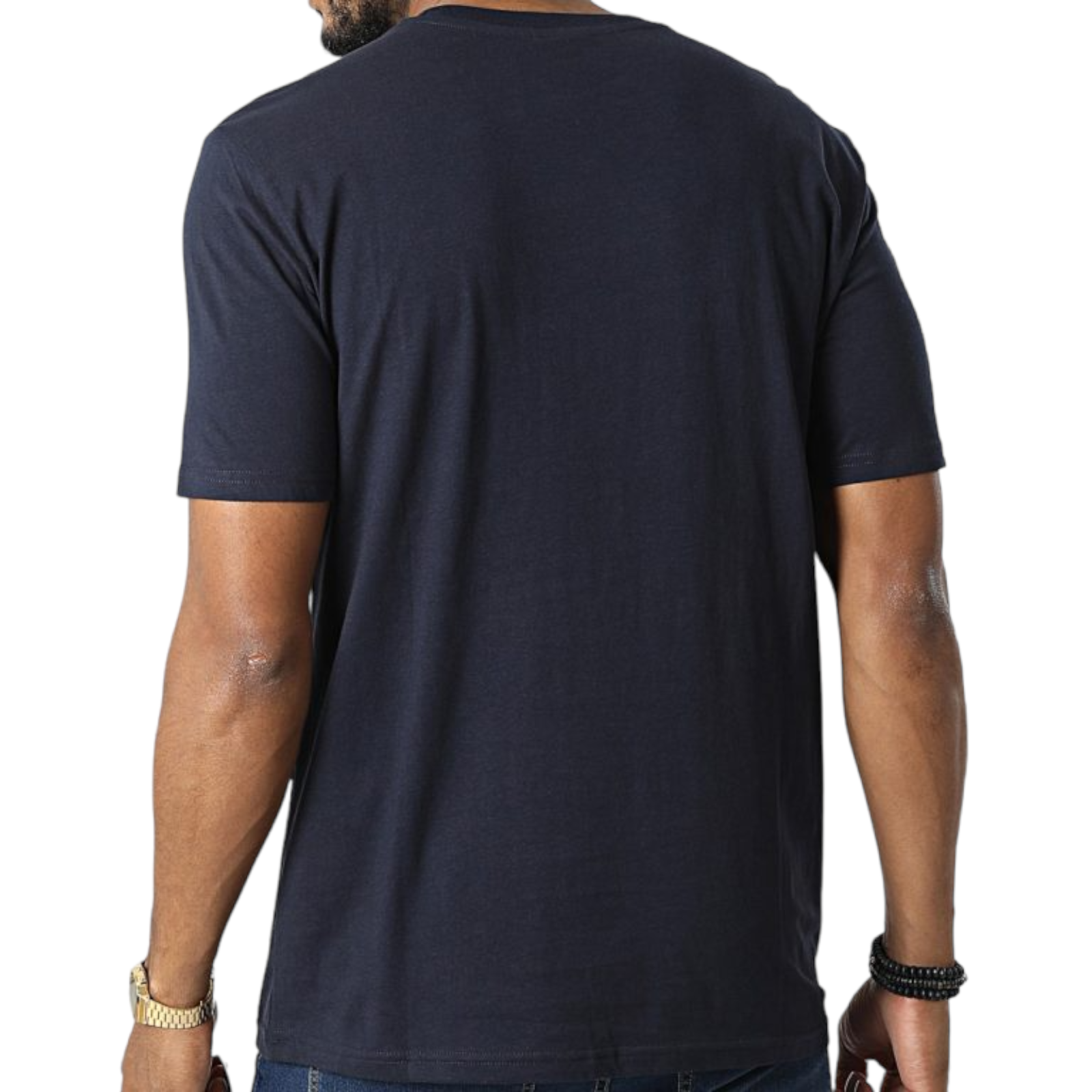 Champion Legacy Spellout Big Logo Tee - Navy - ViaductClothing -  -
