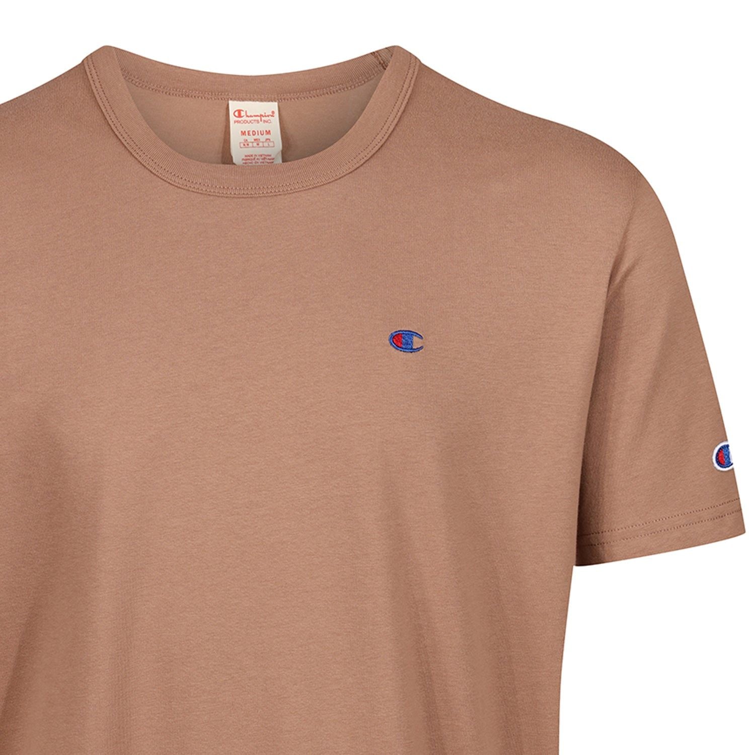 Champion Reverse Weave Classic Tee - Beaver Brown - ViaductClothing -  -
