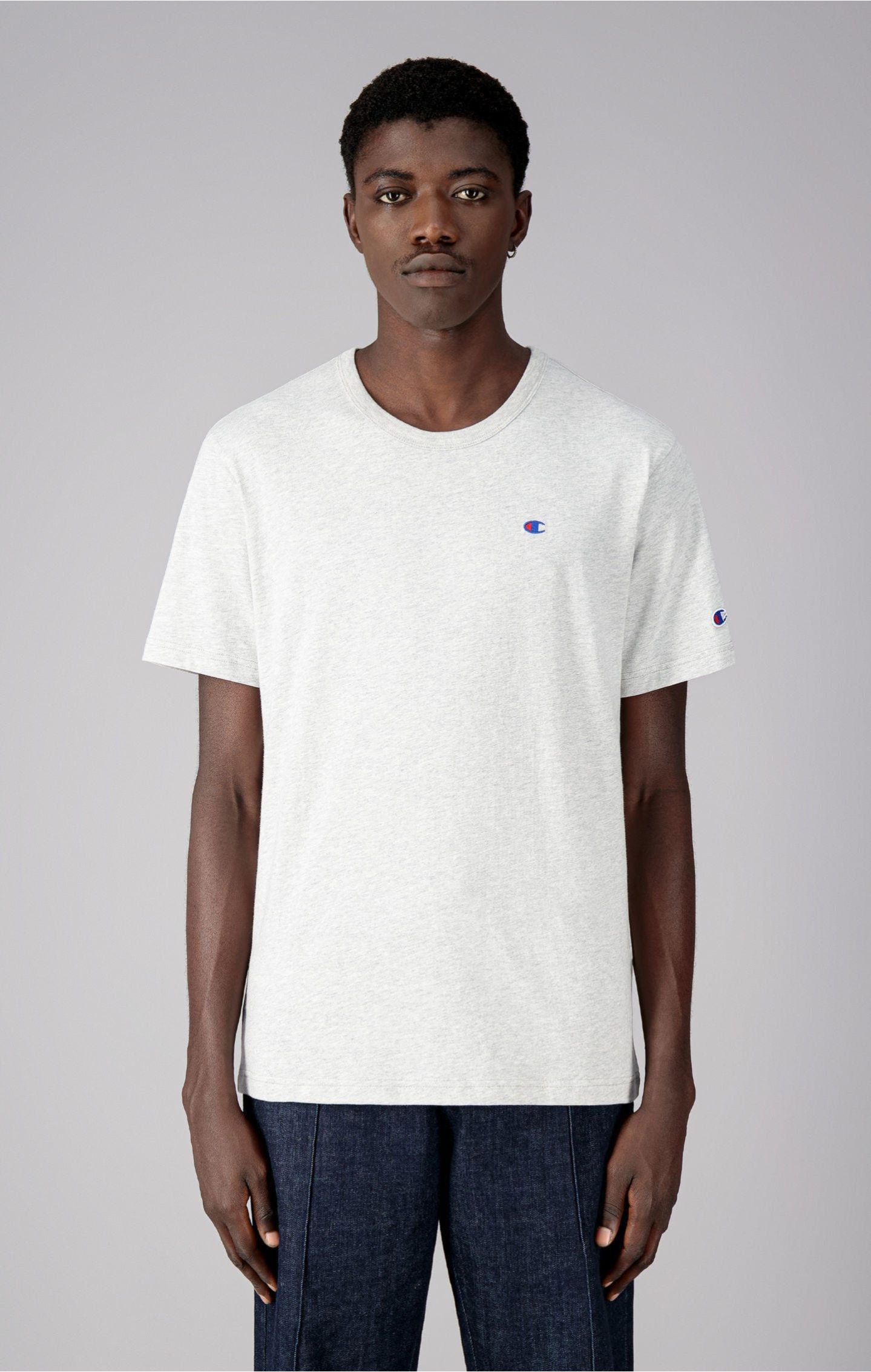 Champion Reverse Weave Classic Tee - Grey - ViaductClothing - -
