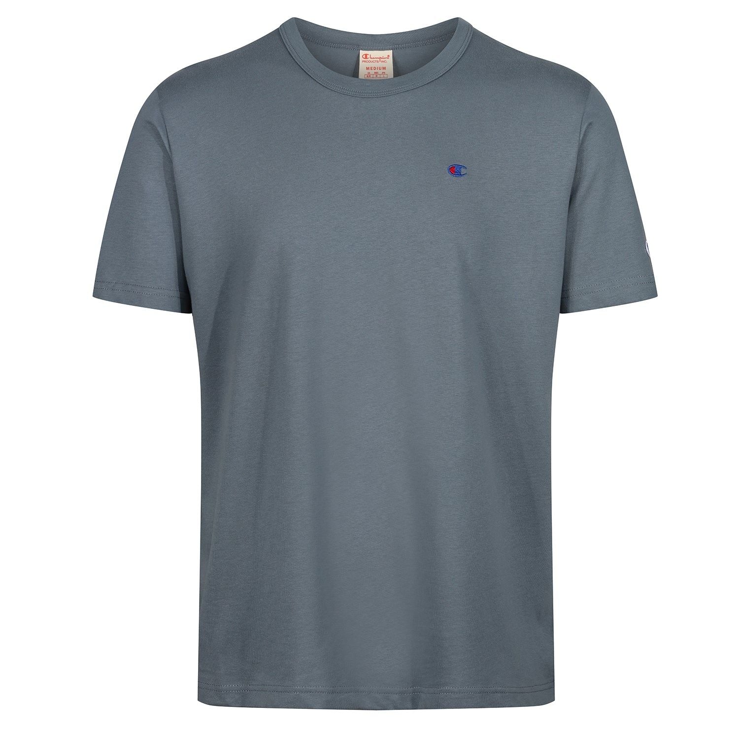 Champion Reverse Weave Classic Tee - Stormy Blue - ViaductClothing -  -
