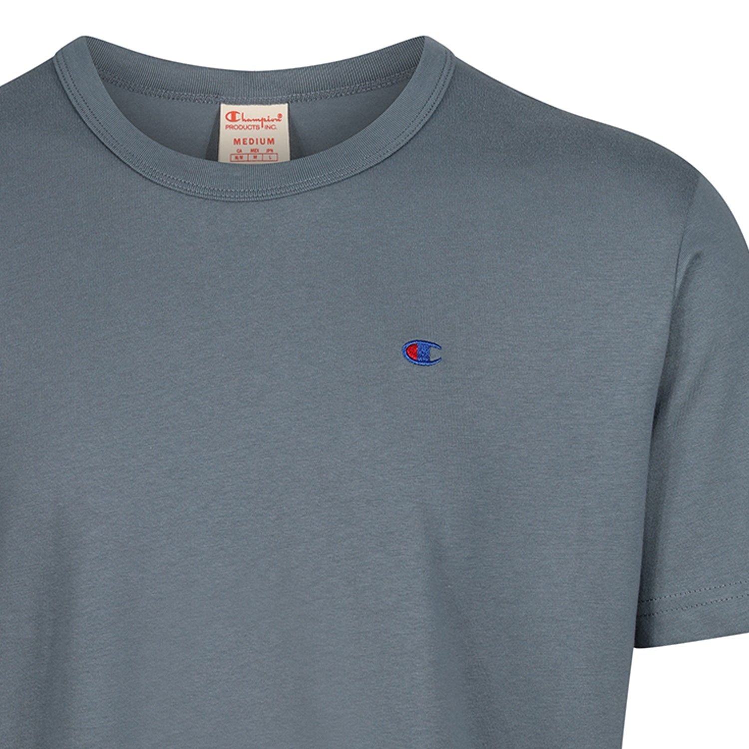 Champion Reverse Weave Classic Tee - Stormy Blue - ViaductClothing -  -