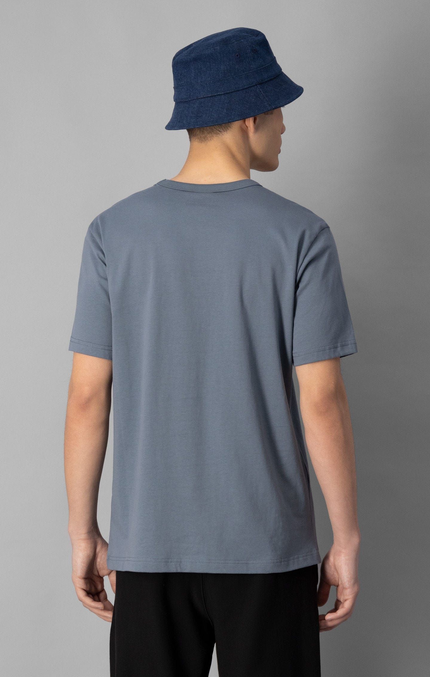 Champion Reverse Weave Classic Tee - Stormy Blue - ViaductClothing -  -