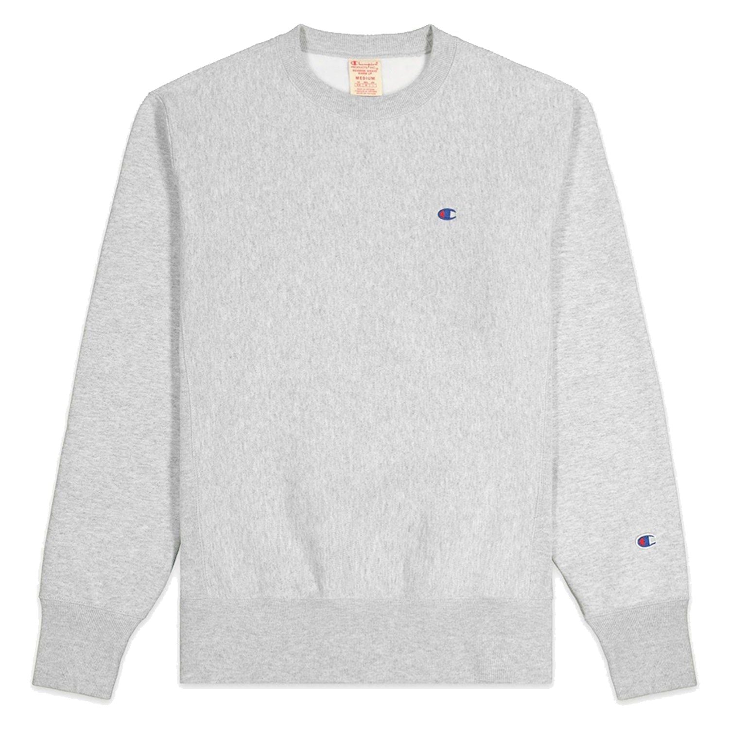 Champion Reverse Weave Crewneck Sweatshirt - Grey - ViaductClothing - -