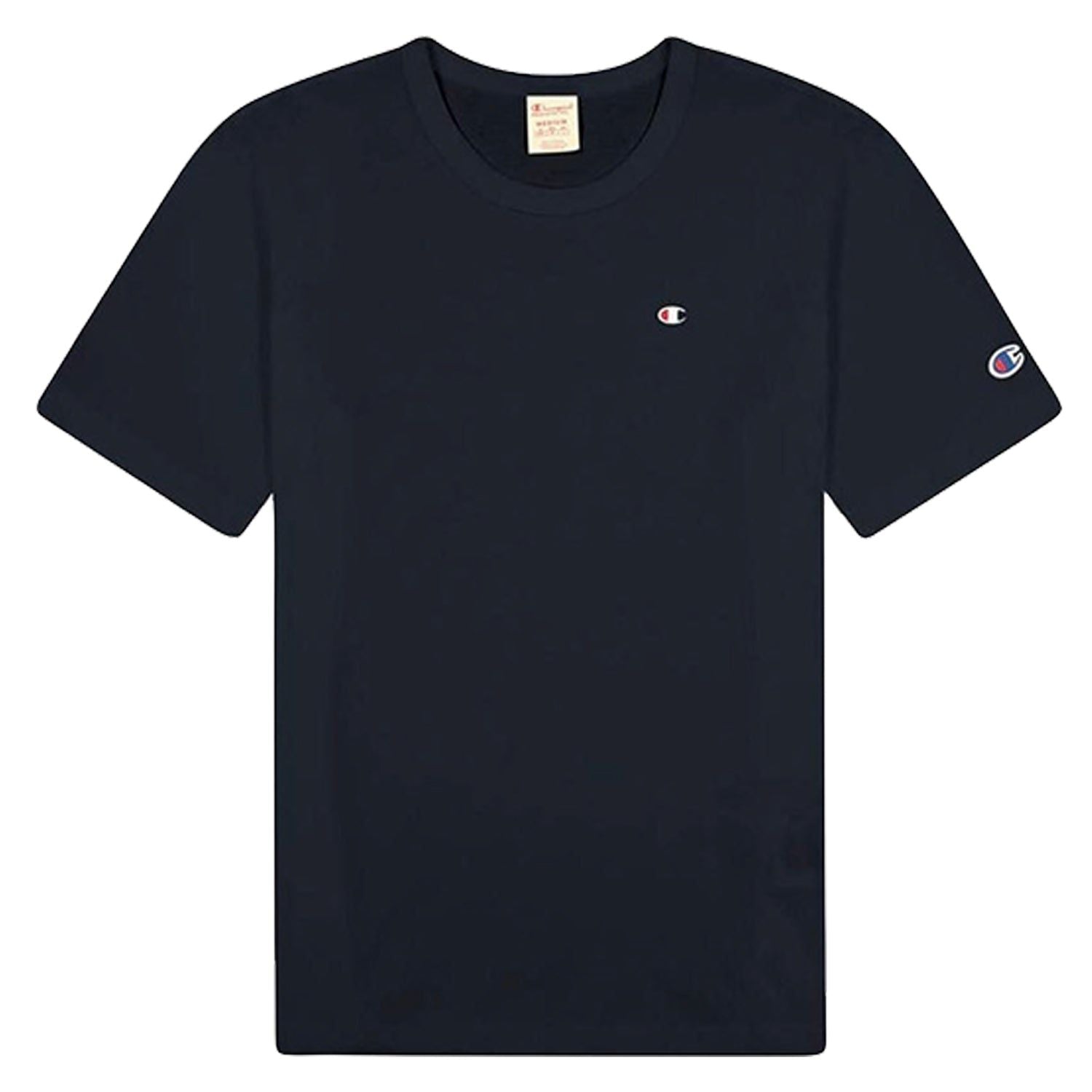 Champion Reverse Weave Crewneck Tee - Navy - ViaductClothing -  -
