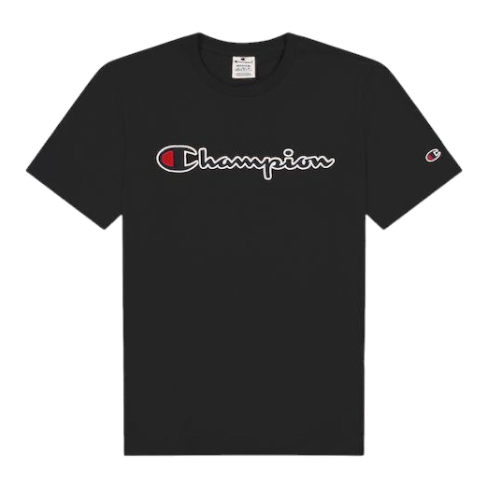 Champion Rochester Crewneck T-Shirt - Black - ViaductClothing -  -