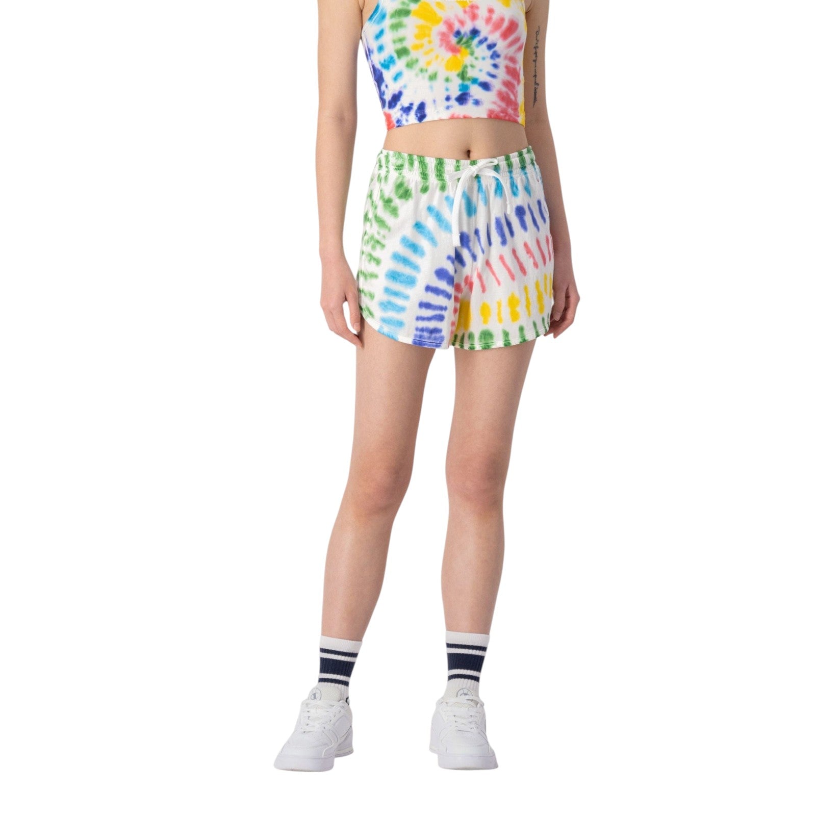 Champion Tie Dye Women's Shorts - Rainbow