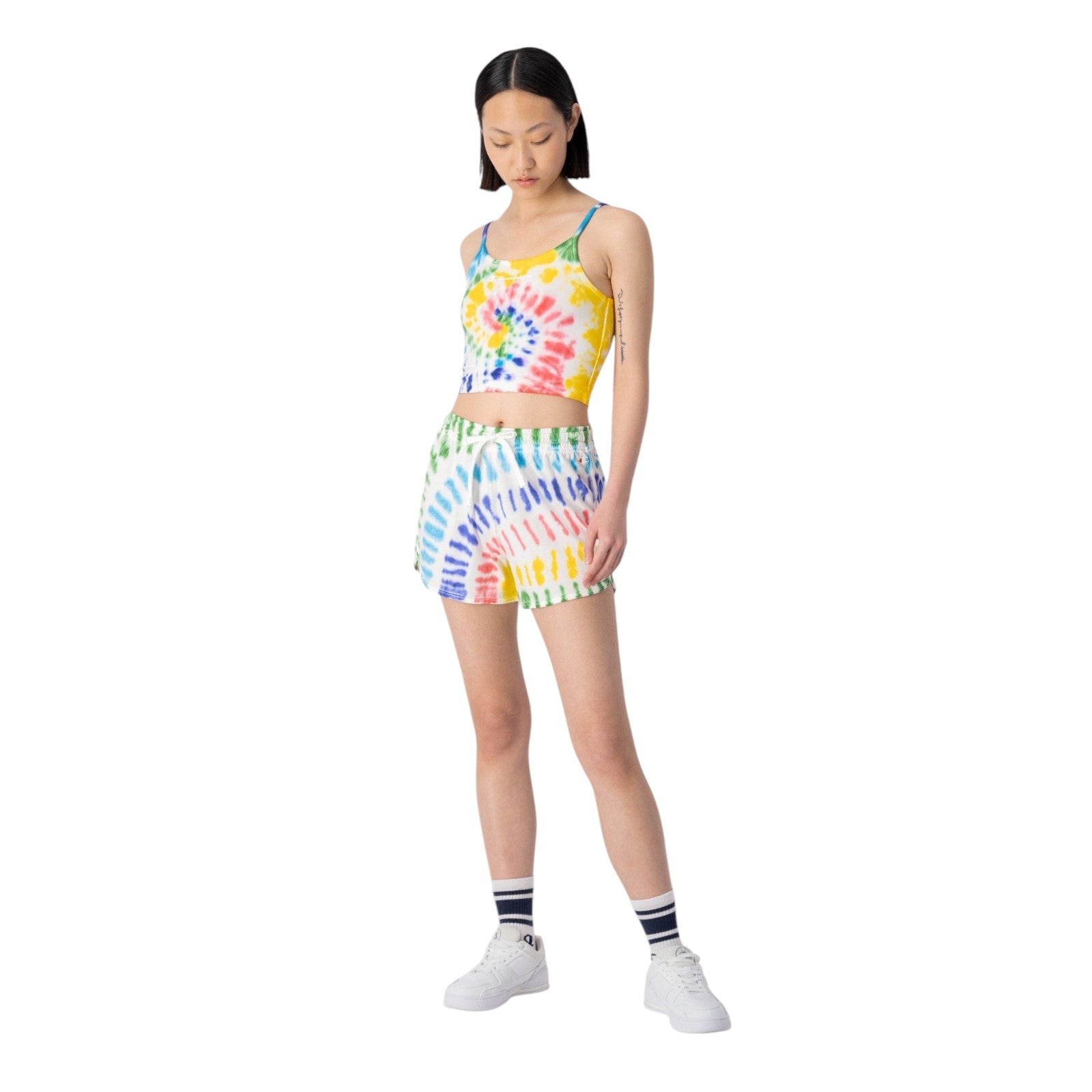 Champion Tie Dye Women's Shorts - Rainbow