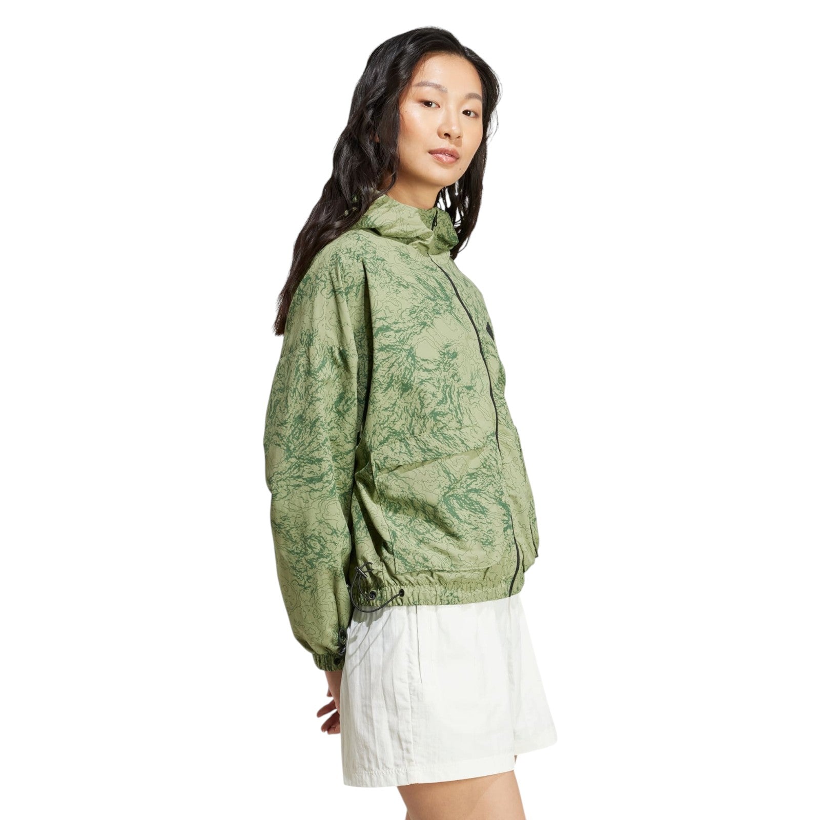 adidas Women's City Escape Woven Windbreaker - Green