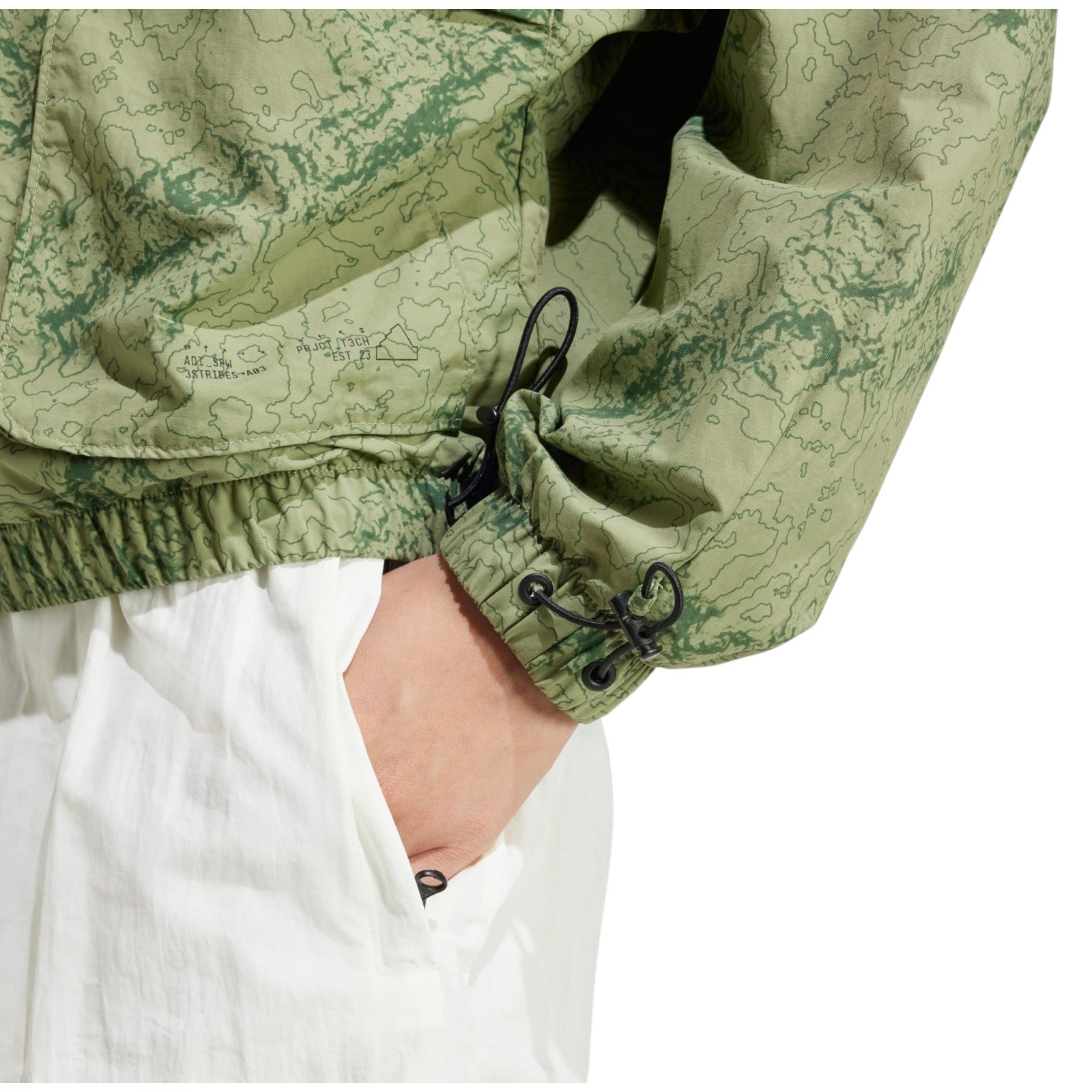 adidas Women's City Escape Woven Windbreaker - Green
