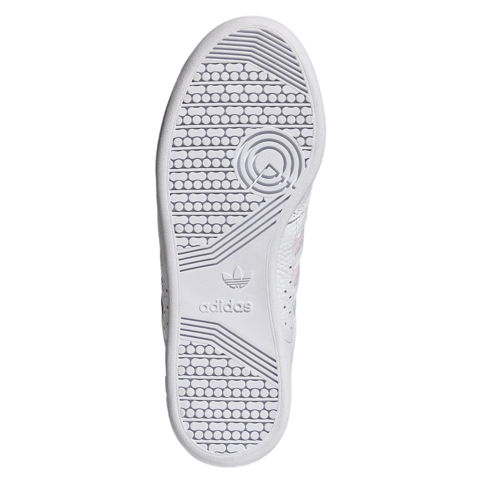 adidas Originals Womens Continental 80 Stripes Shoes - Cloud White / Clear Pink - ViaductClothing - -
