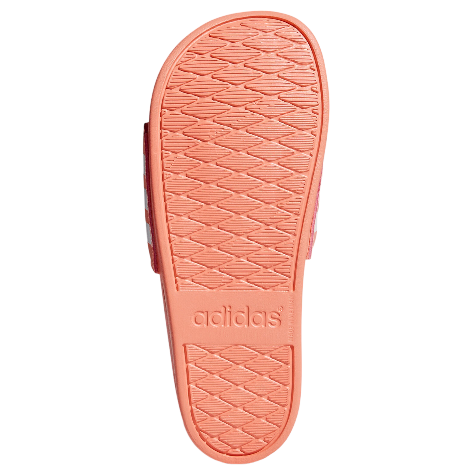 adidas Adilette Comfort Slides - Chalk Coral / Cloud White - ViaductClothing - -