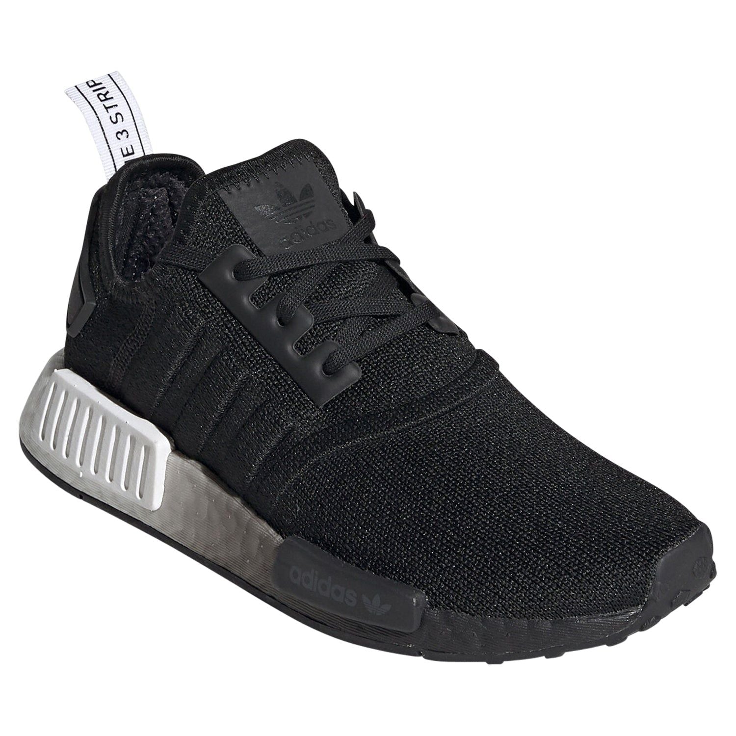 adidas Originals Junior NMD R1 Shoes - Core Black / Cloud White - ViaductClothing - -