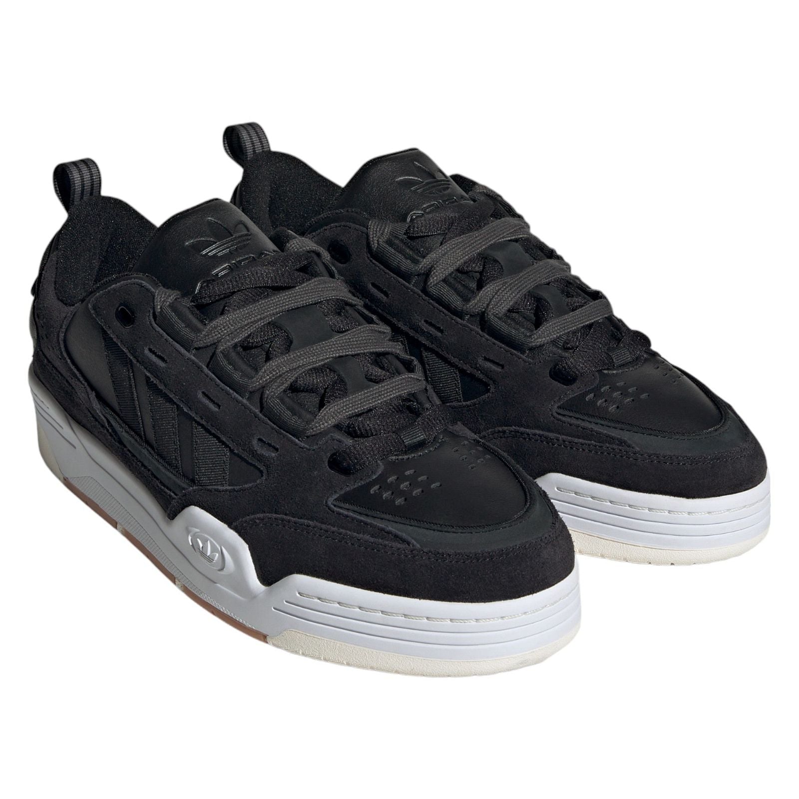 adidas Originals Unisex ADI2000 Retro Shoes - Core Black / Cloud White - ViaductClothing - -