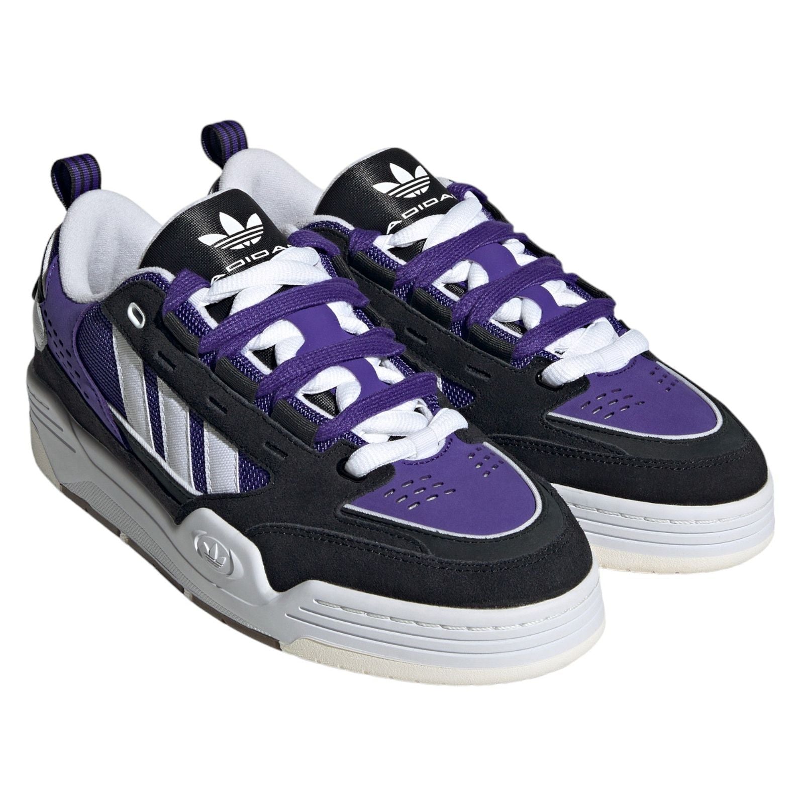 adidas Originals Unisex ADI2000 Retro Shoes - Purple / Cloud White - ViaductClothing - -