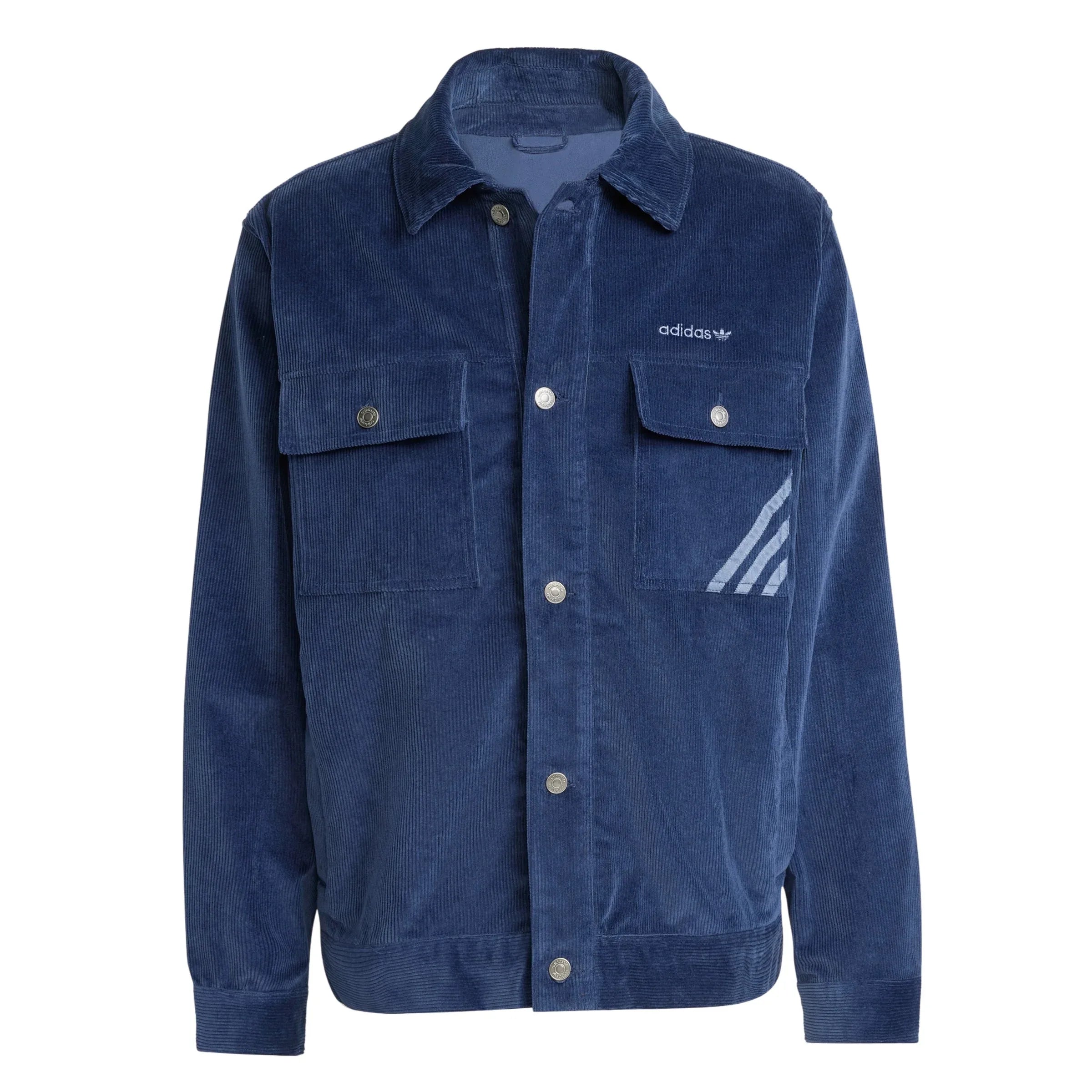 adidas Originals Corduroy Coach Jacket - Night Indigo - ViaductClothing