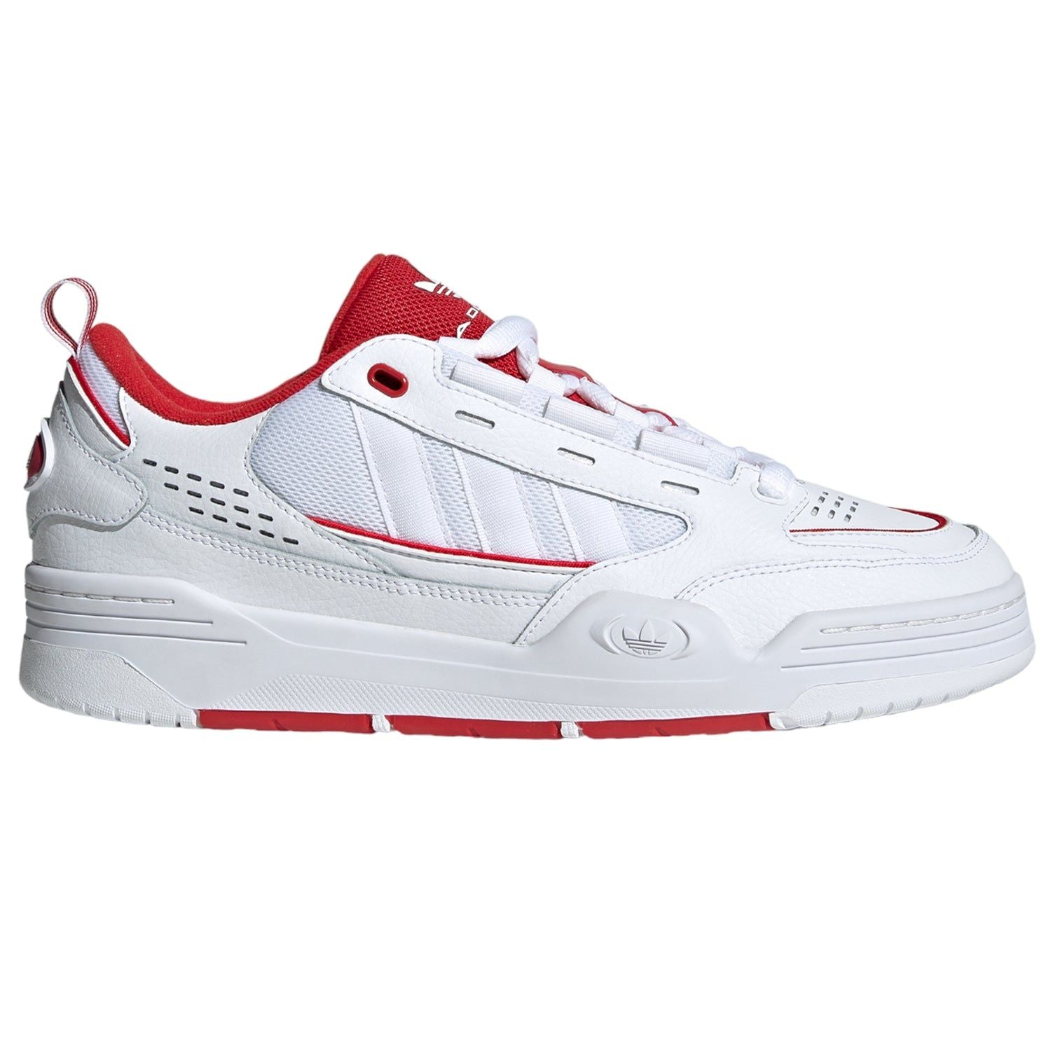 adidas Originals ADI2000 Trainers - Cloud White / Collegiate Red - ViaductClothing - -