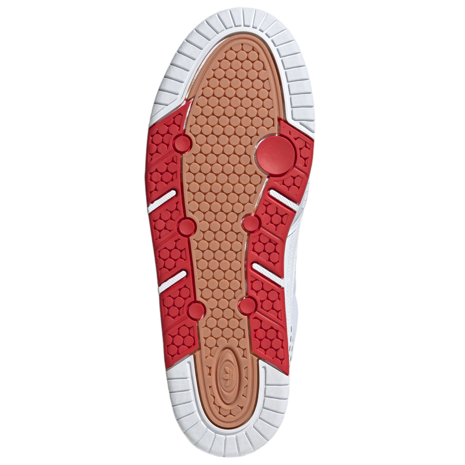 adidas Originals ADI2000 Trainers - Cloud White / Collegiate Red - ViaductClothing - -