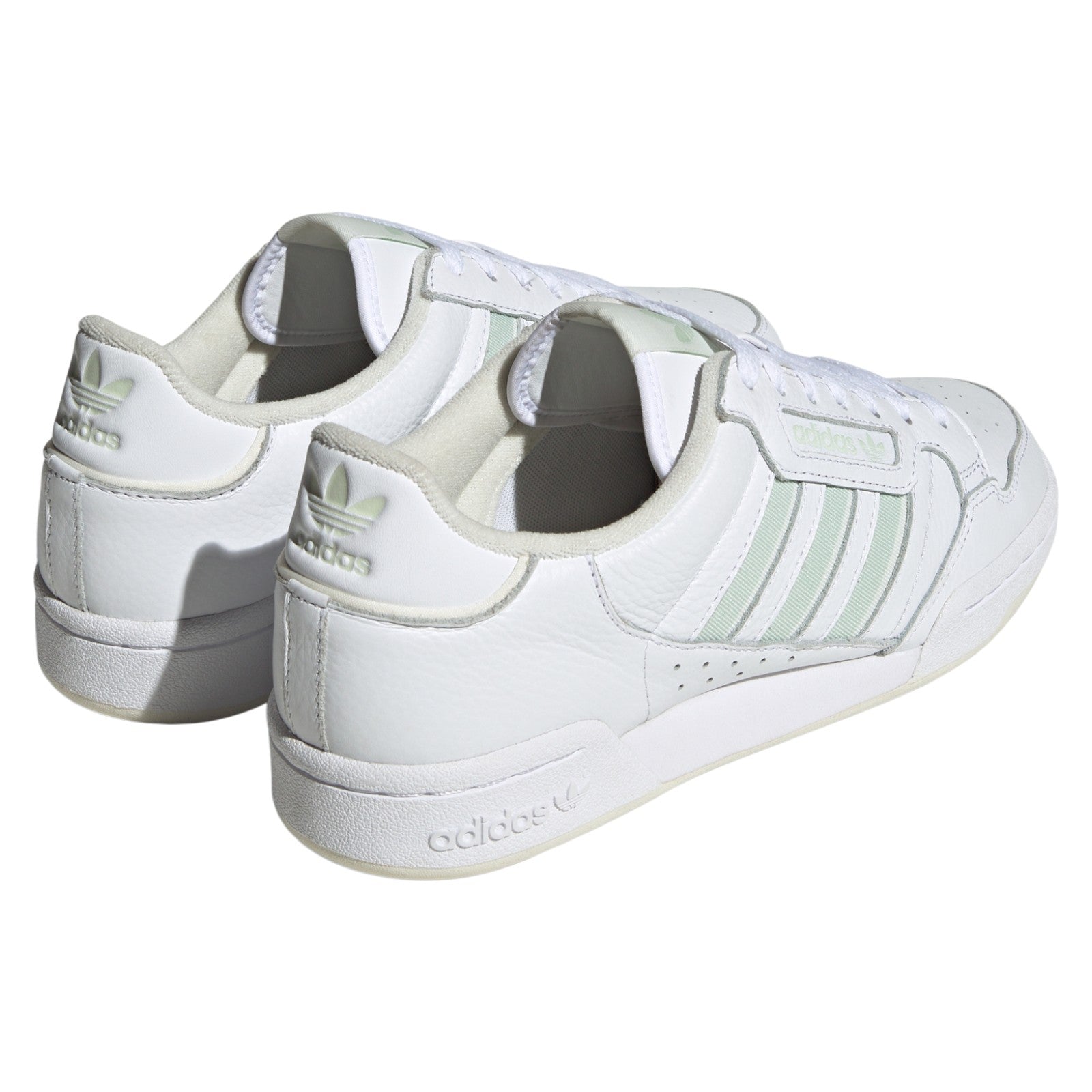 adidas Originals Continental 80 Stripes Shoes - Cloud White / Linen Green