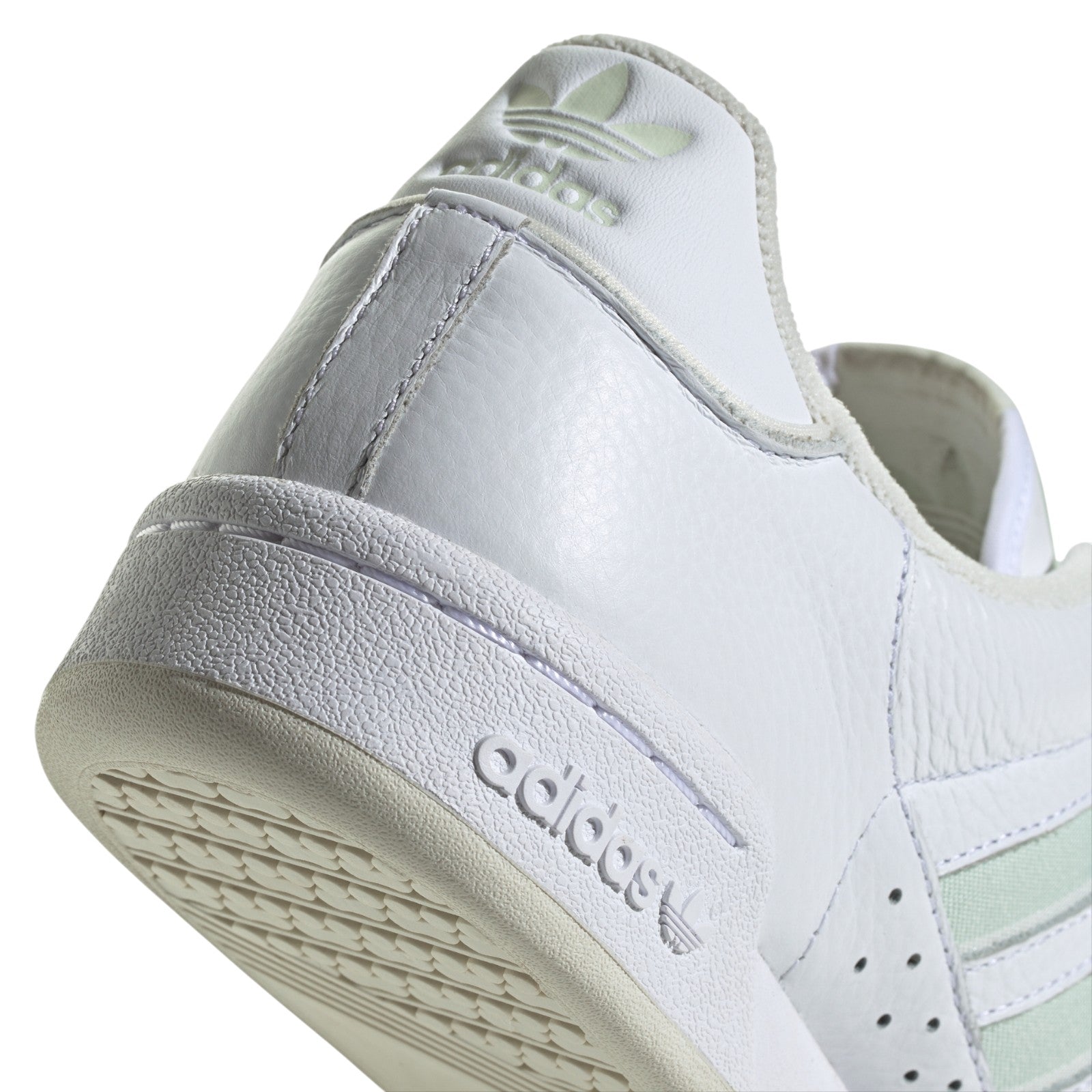 adidas Originals Continental 80 Stripes Shoes - Cloud White / Linen Green