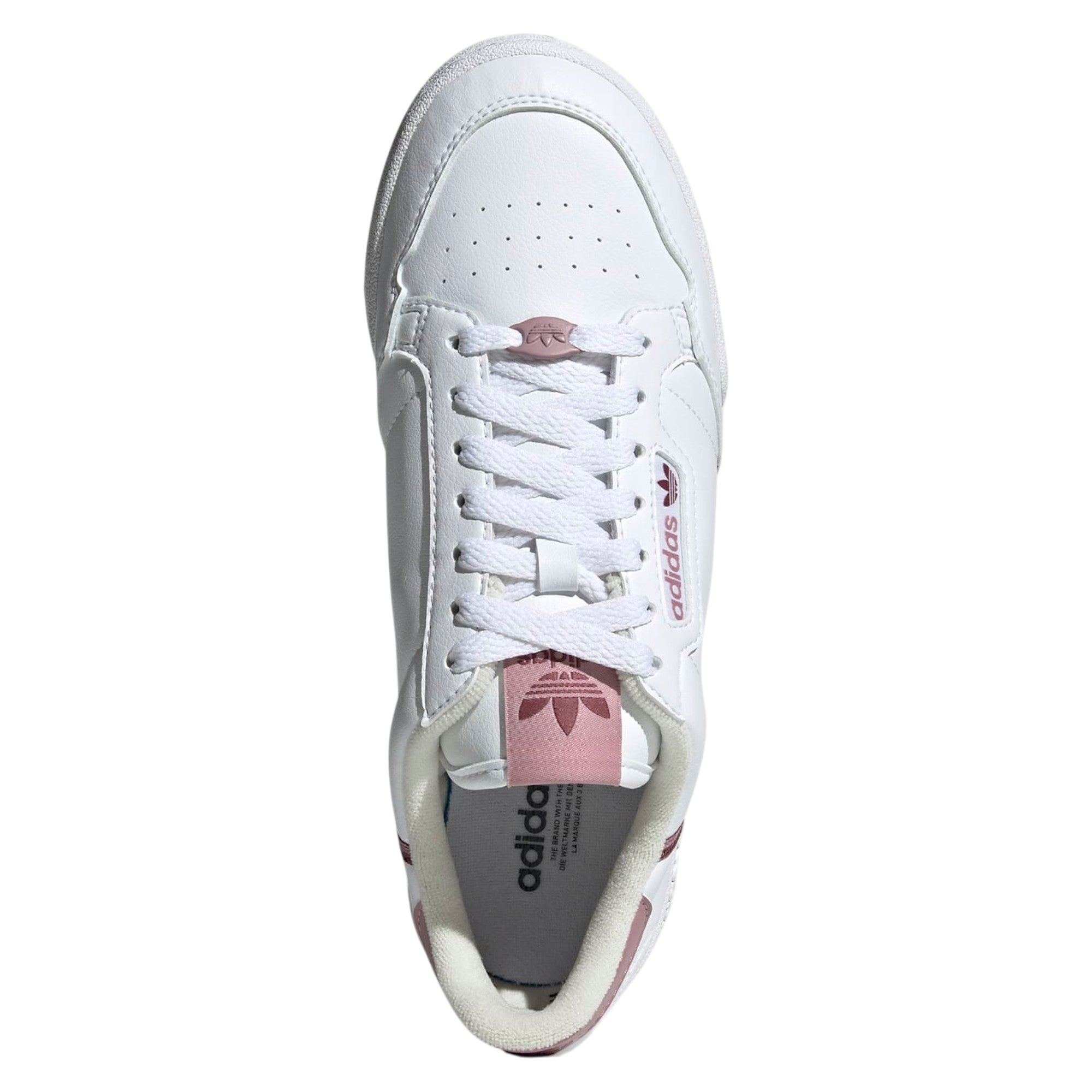 adidas Originals Women's Continental 80 Vegan Shoes - White / Mauve