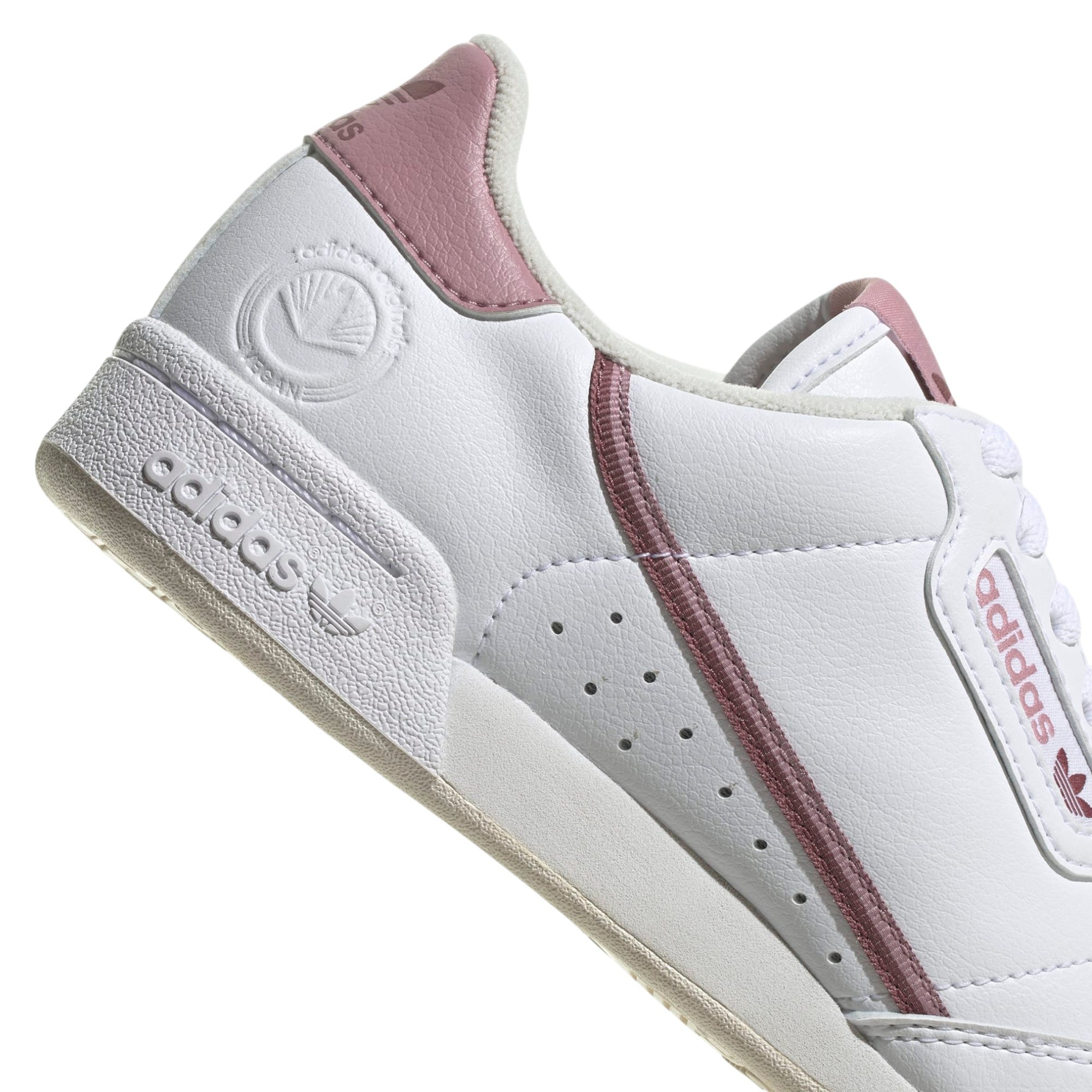 adidas Originals Women's Continental 80 Vegan Shoes - White / Mauve