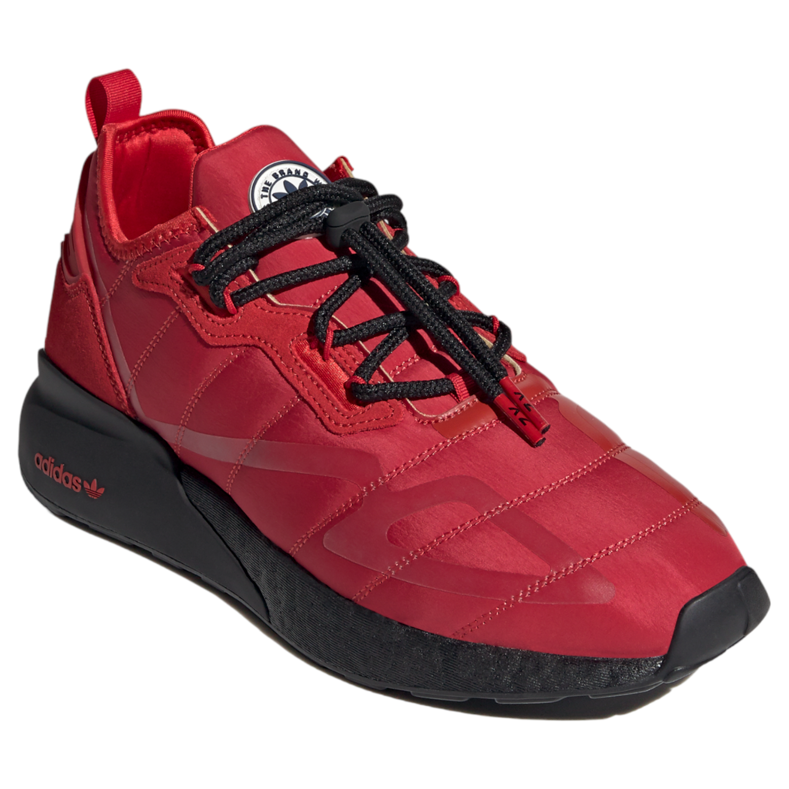 adidas Originals ZX 2K Boost Trainers - Scarlet / Core Black - ViaductClothing - -