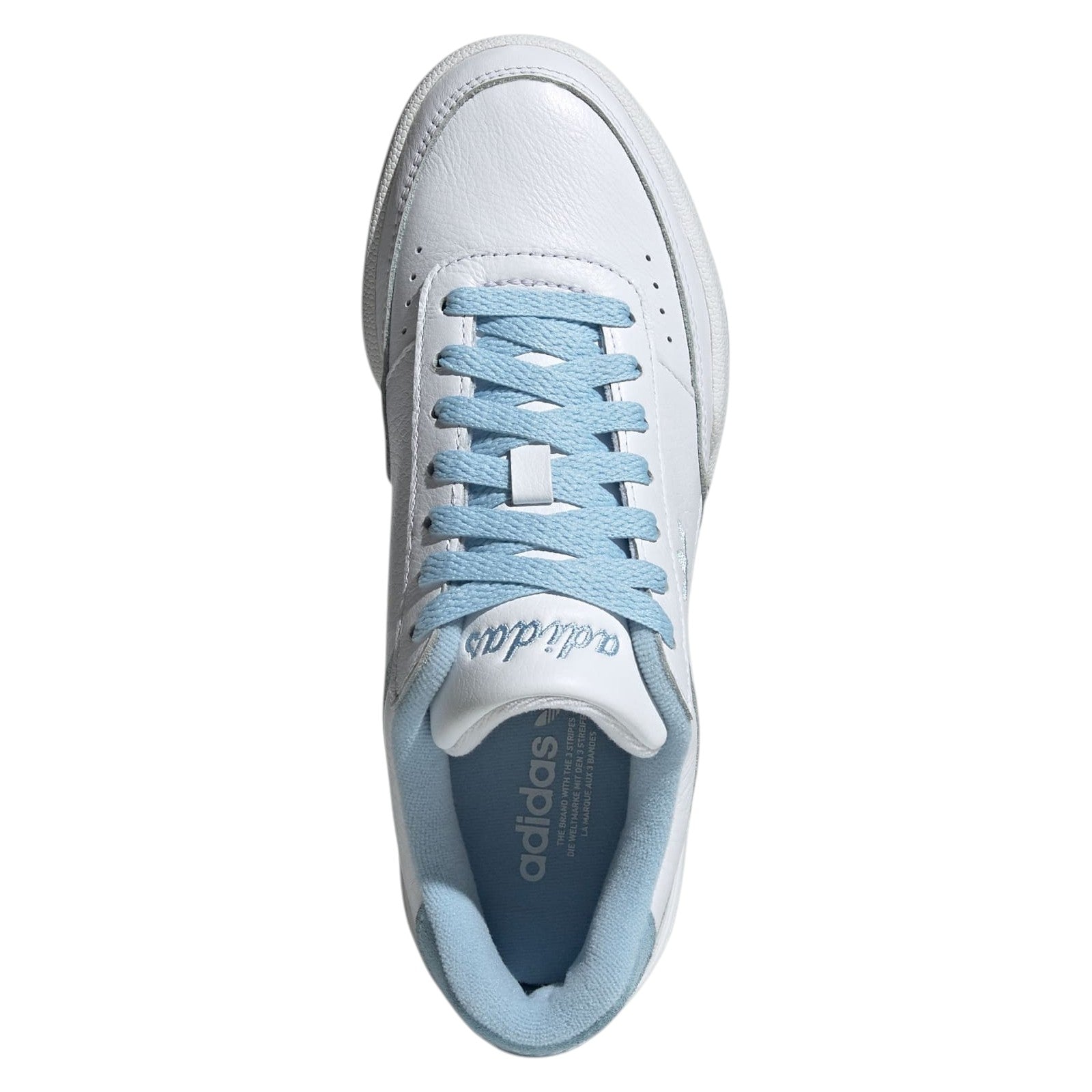 adidas Women's Court Super Trainers - Cloud White / Clear Sky / Clear Sky