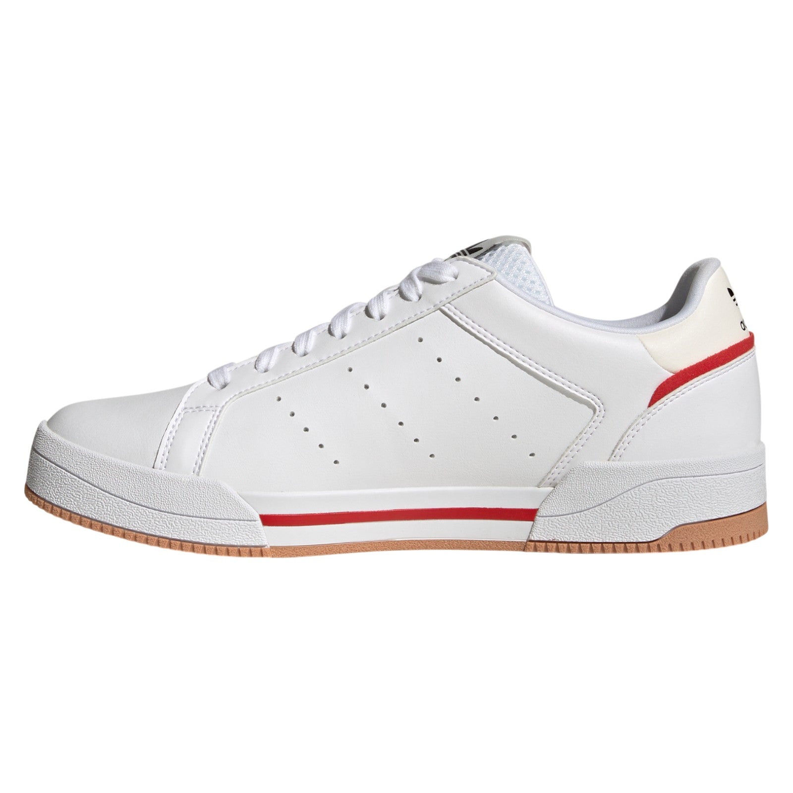 adidas Originals Court Tourino Shoes - Cloud White / Vivid Red