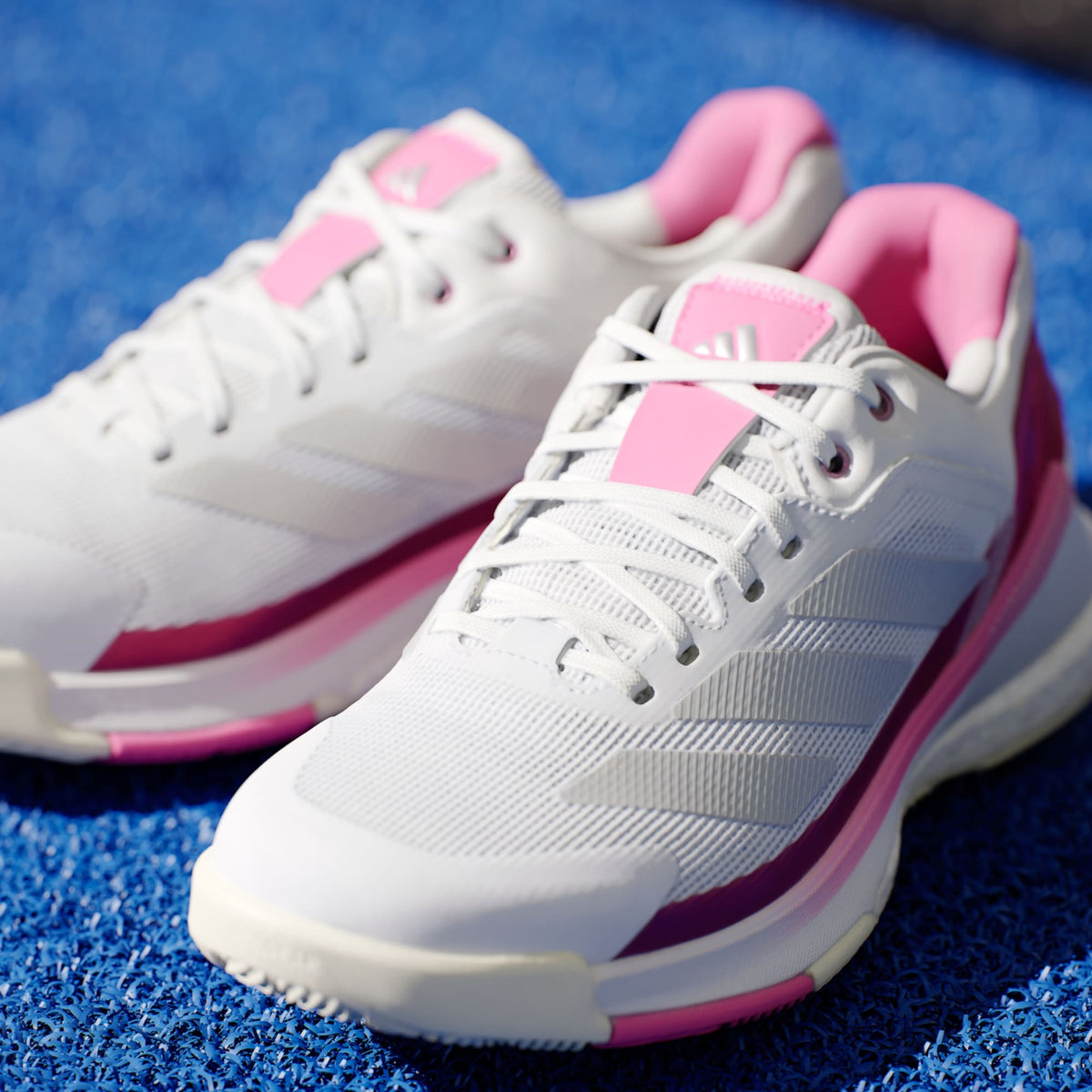 adidas Women's Crazyquick BOOST Padel Trainers - White