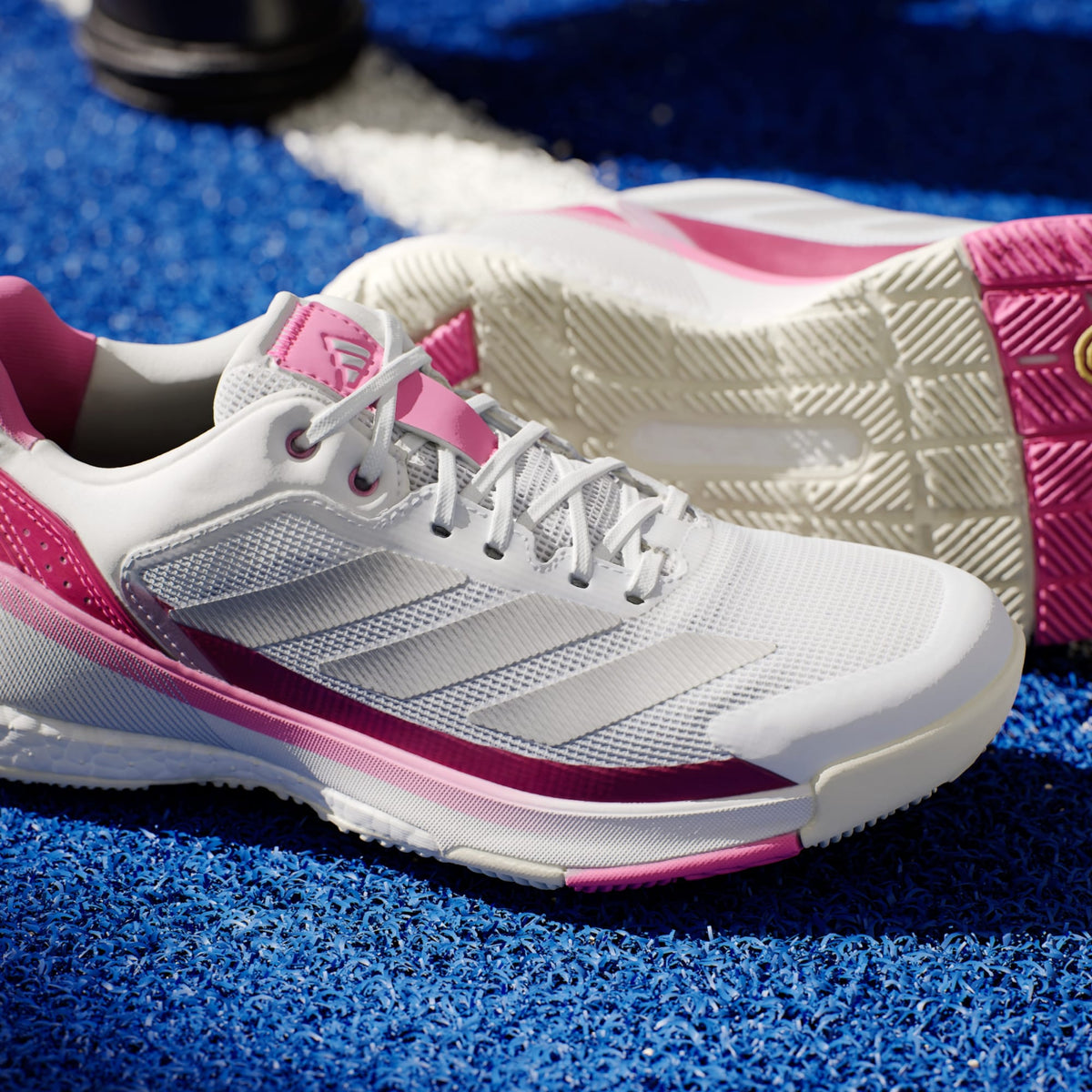 adidas Women's Crazyquick BOOST Padel Trainers - White