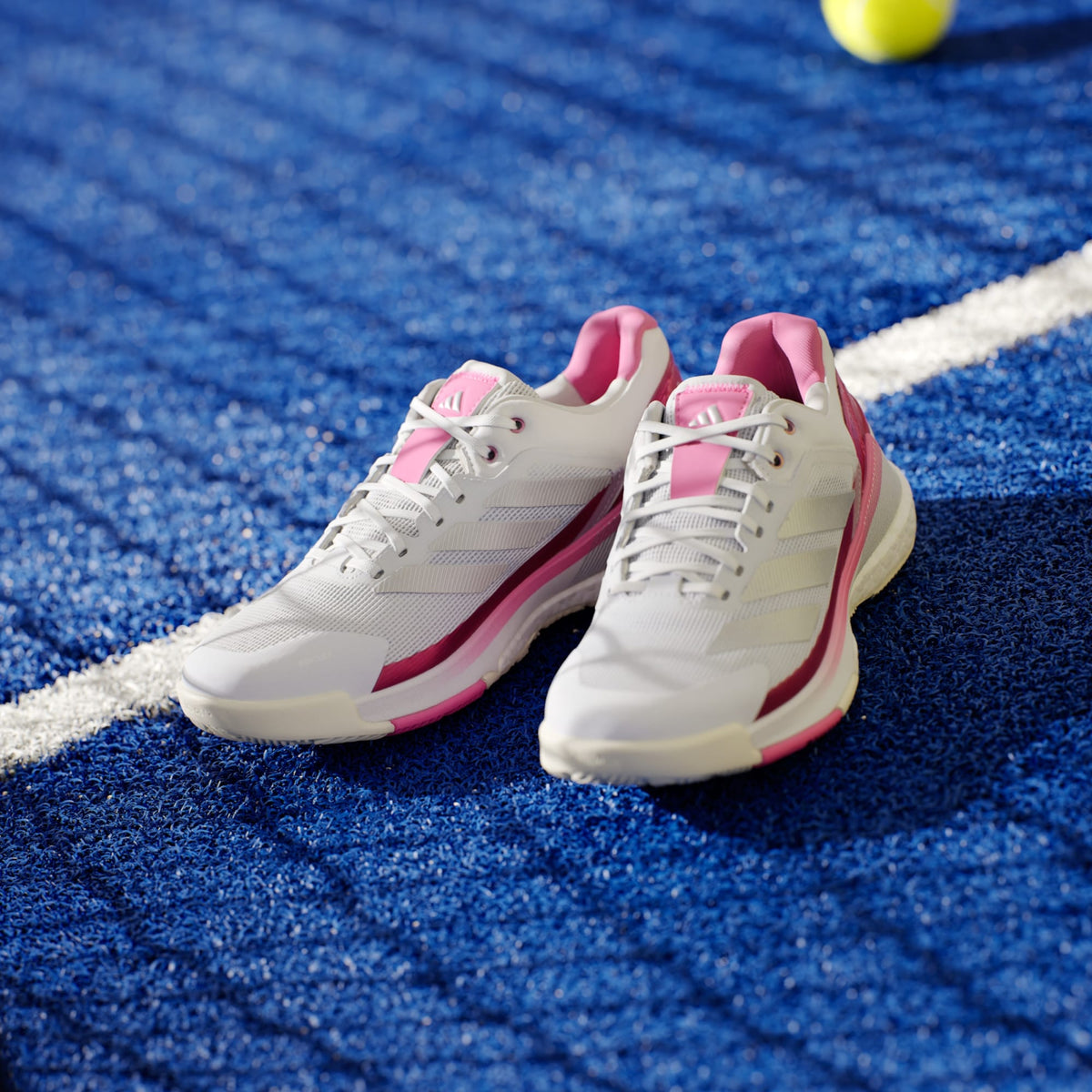 adidas Women's Crazyquick BOOST Padel Trainers - White