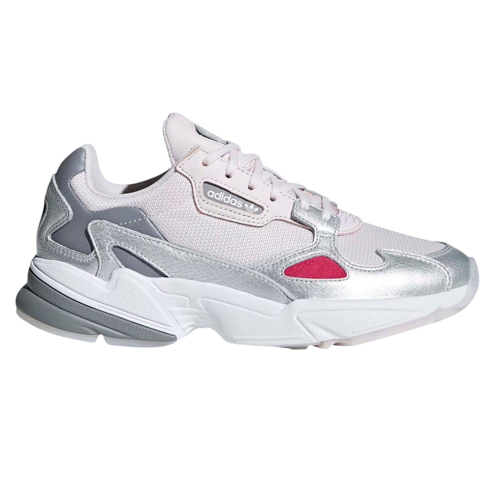 adidas Originals Womens Falcon Shoes - Orchid Tint Silver Metallic