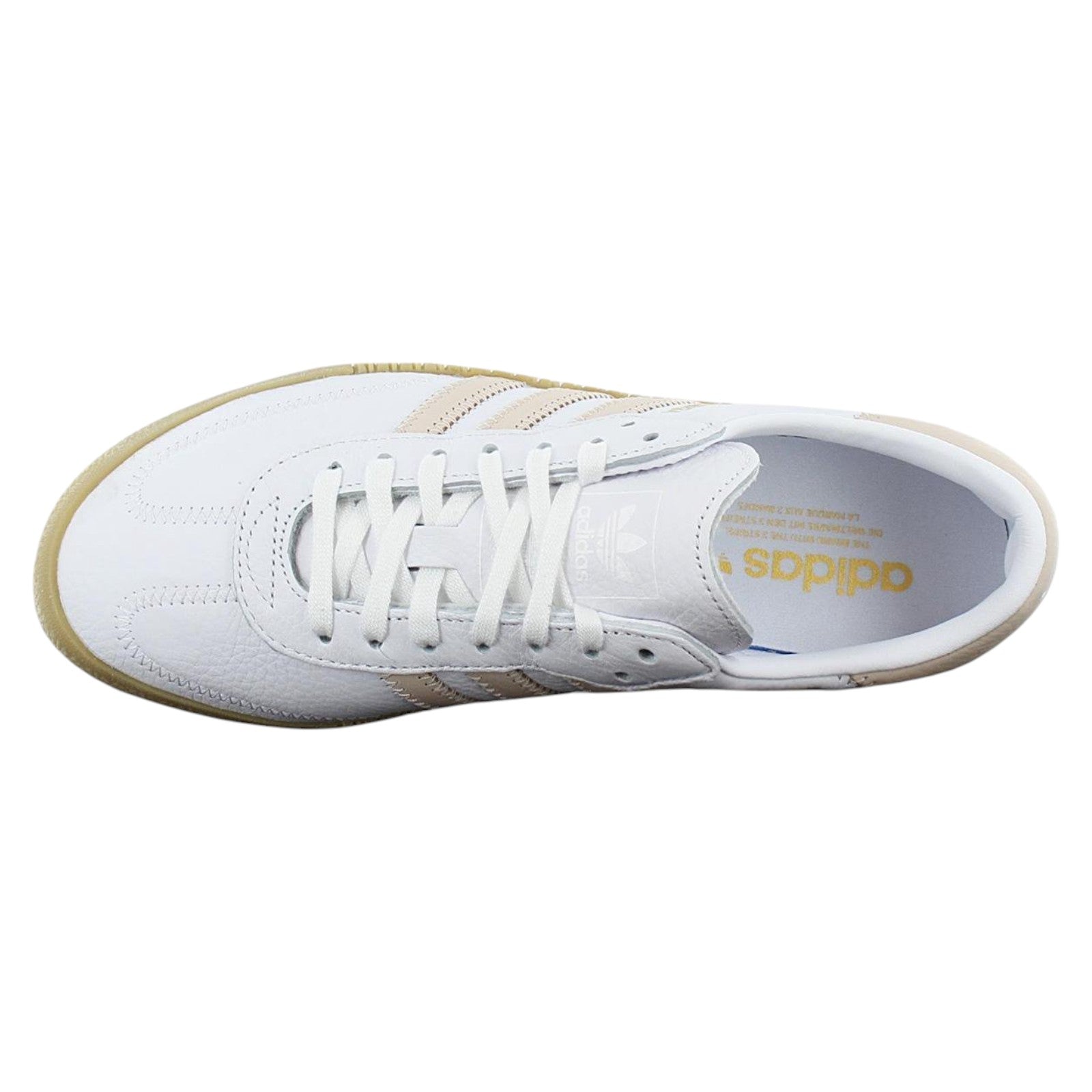 adidas Originals Womens Sambarose Trainers - White Beige