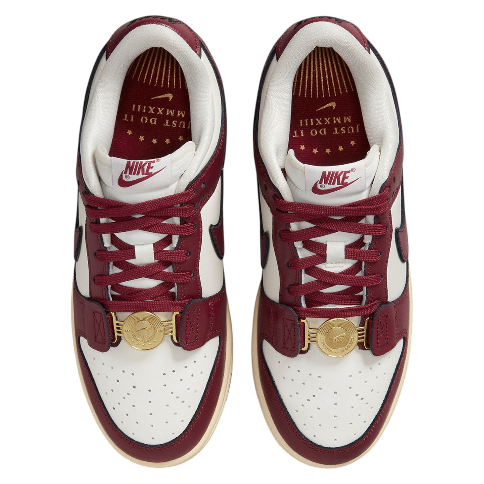 Nike Womens Dunk Low SE Sisterhood Shoes - Sail Team Red