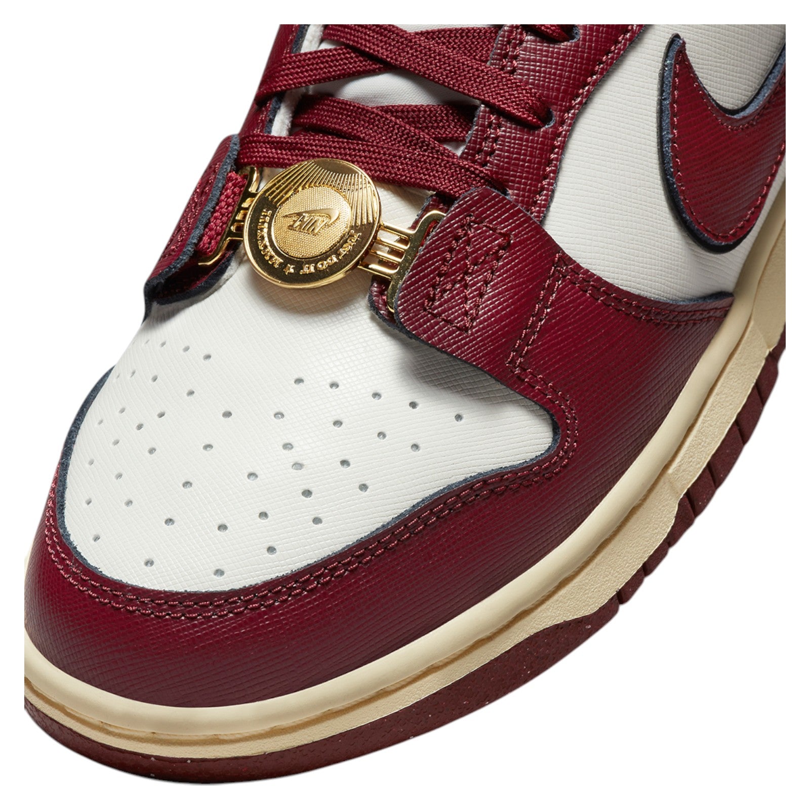 Nike Womens Dunk Low SE Sisterhood Shoes - Sail Team Red